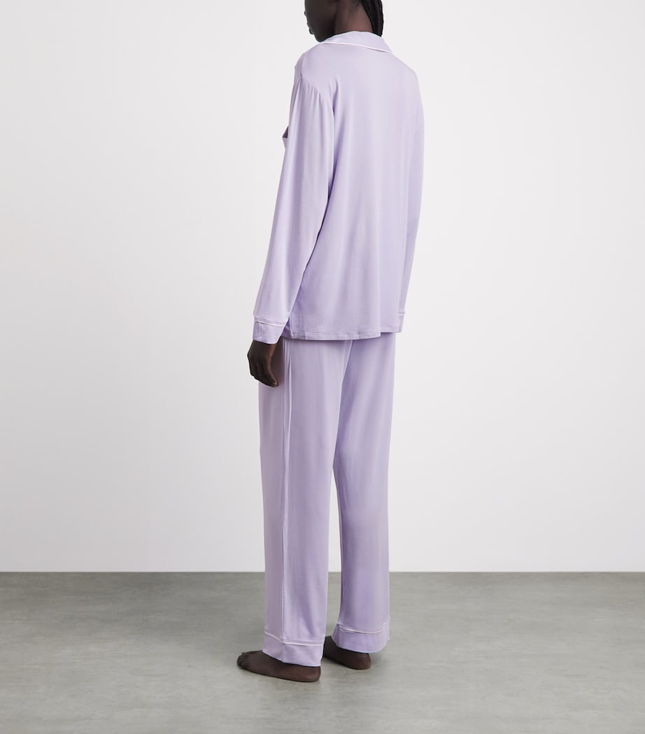 Eberjey Womens Gisele Pyjama Set Ldiv Lavender D Image 4