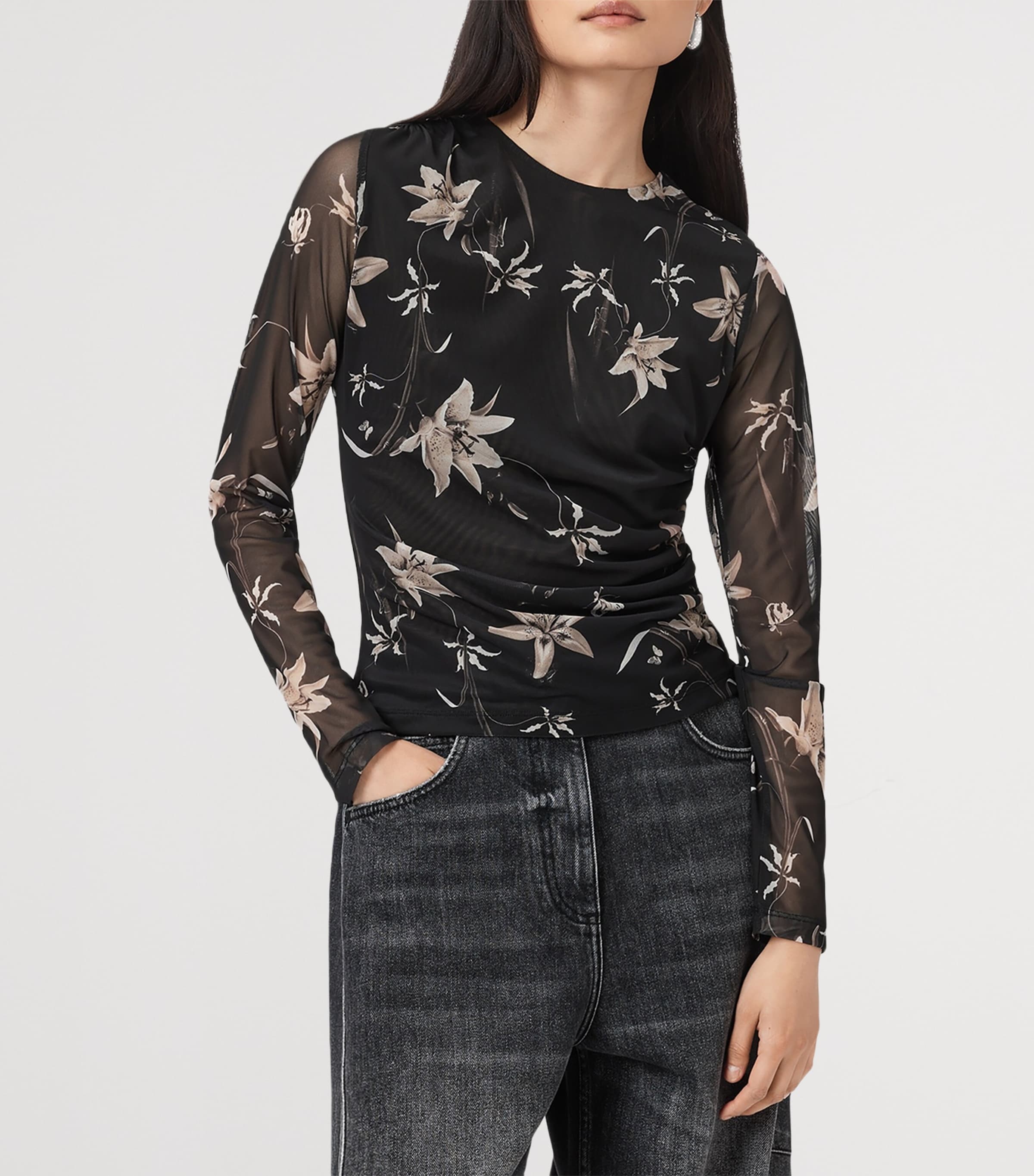 Mesh Caia Top PETRA SEPIA BROWN Image 4