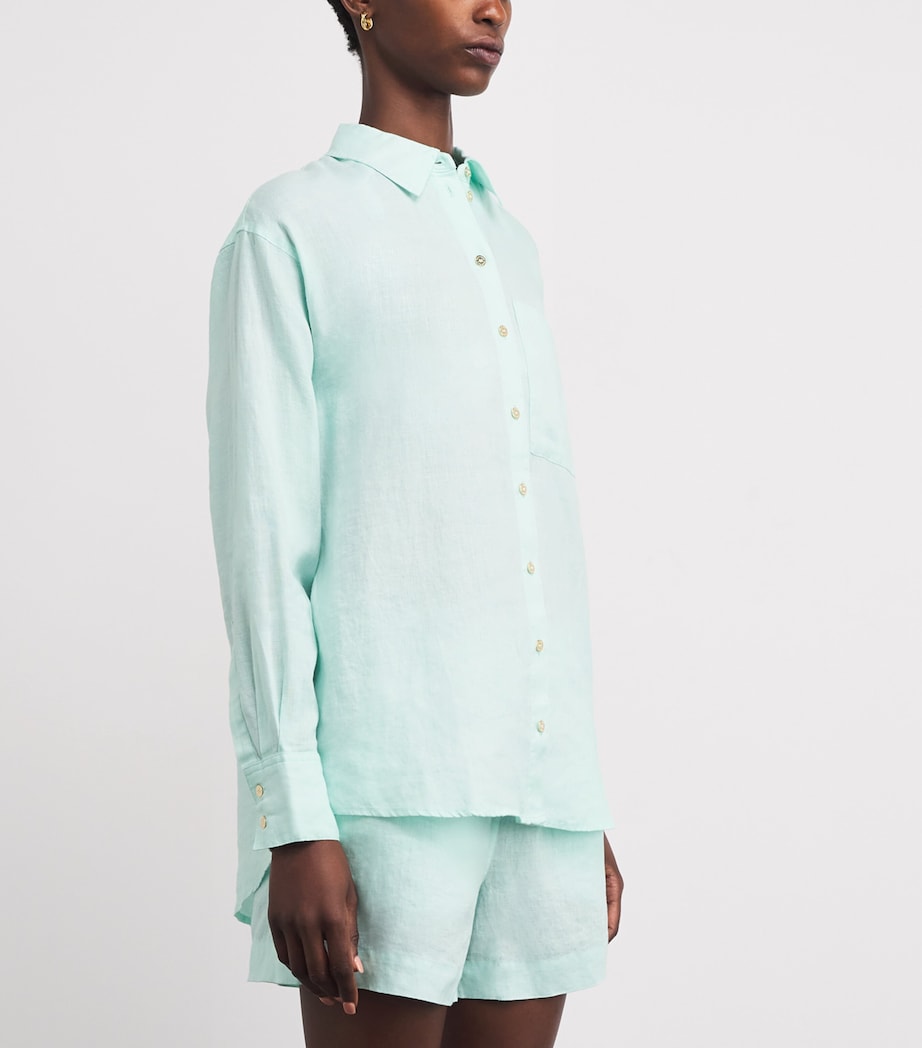 Linen Corfu Shirt MNT-MNT/LINEN Image 3