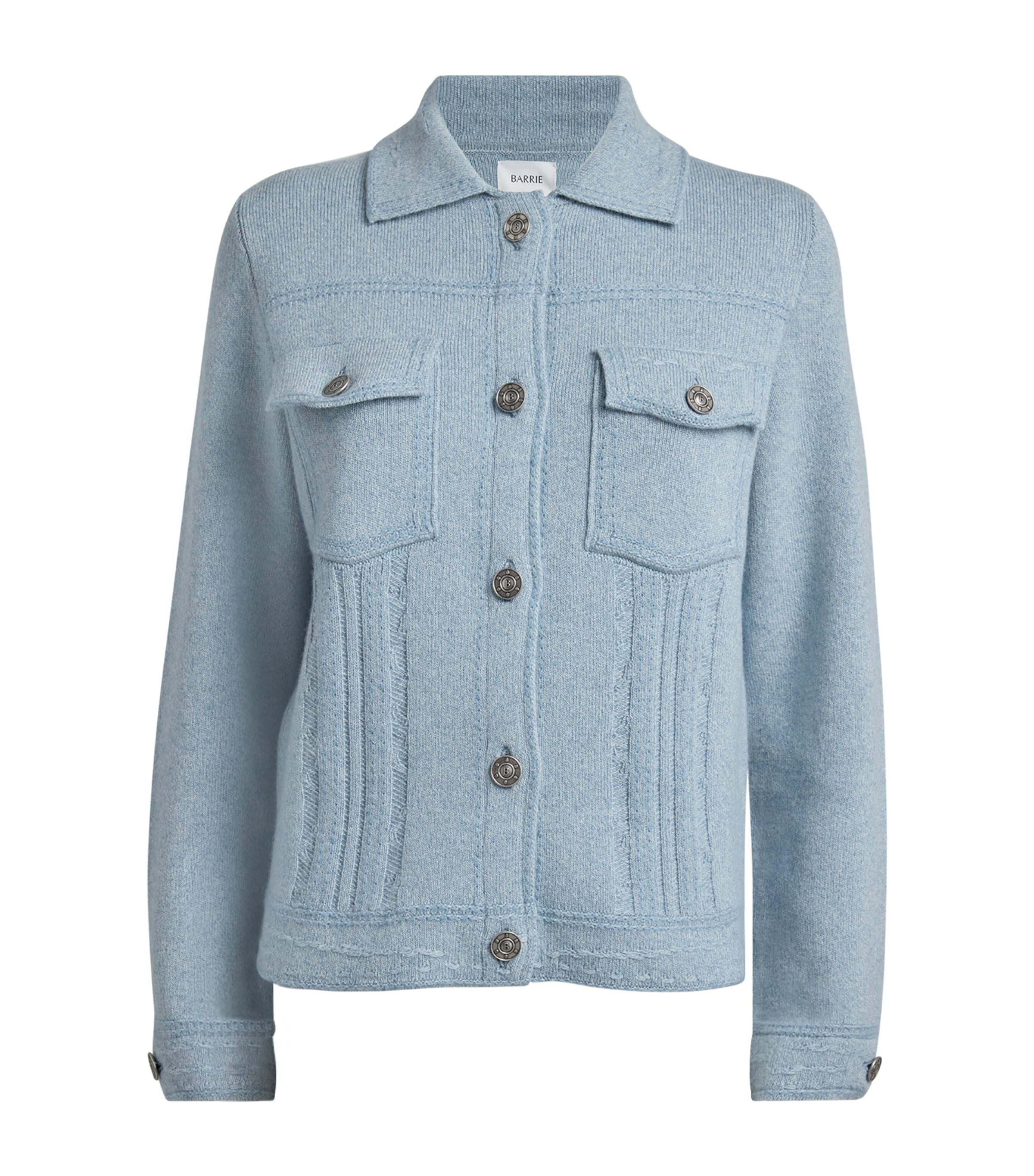 BARRIE CASHMERE-COTTON CARDIGAN 