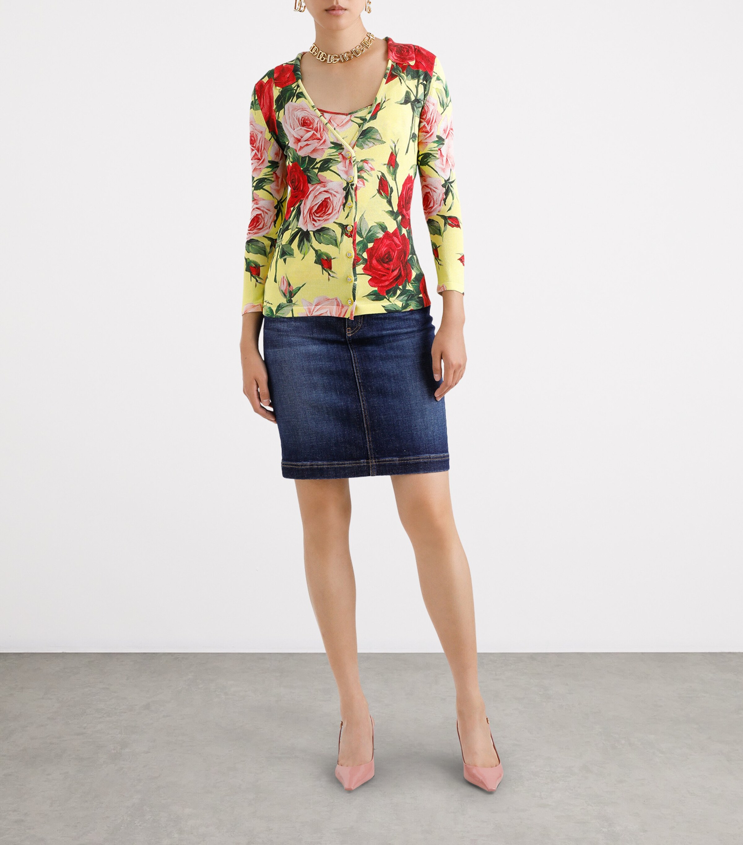 Silk Floral Tank Top HG5JD-BOUQUET Image 5