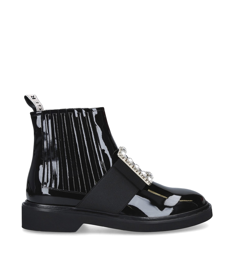 Crystal-Embellished Chelsea Viv' Rangers Boots BLACK Image 3