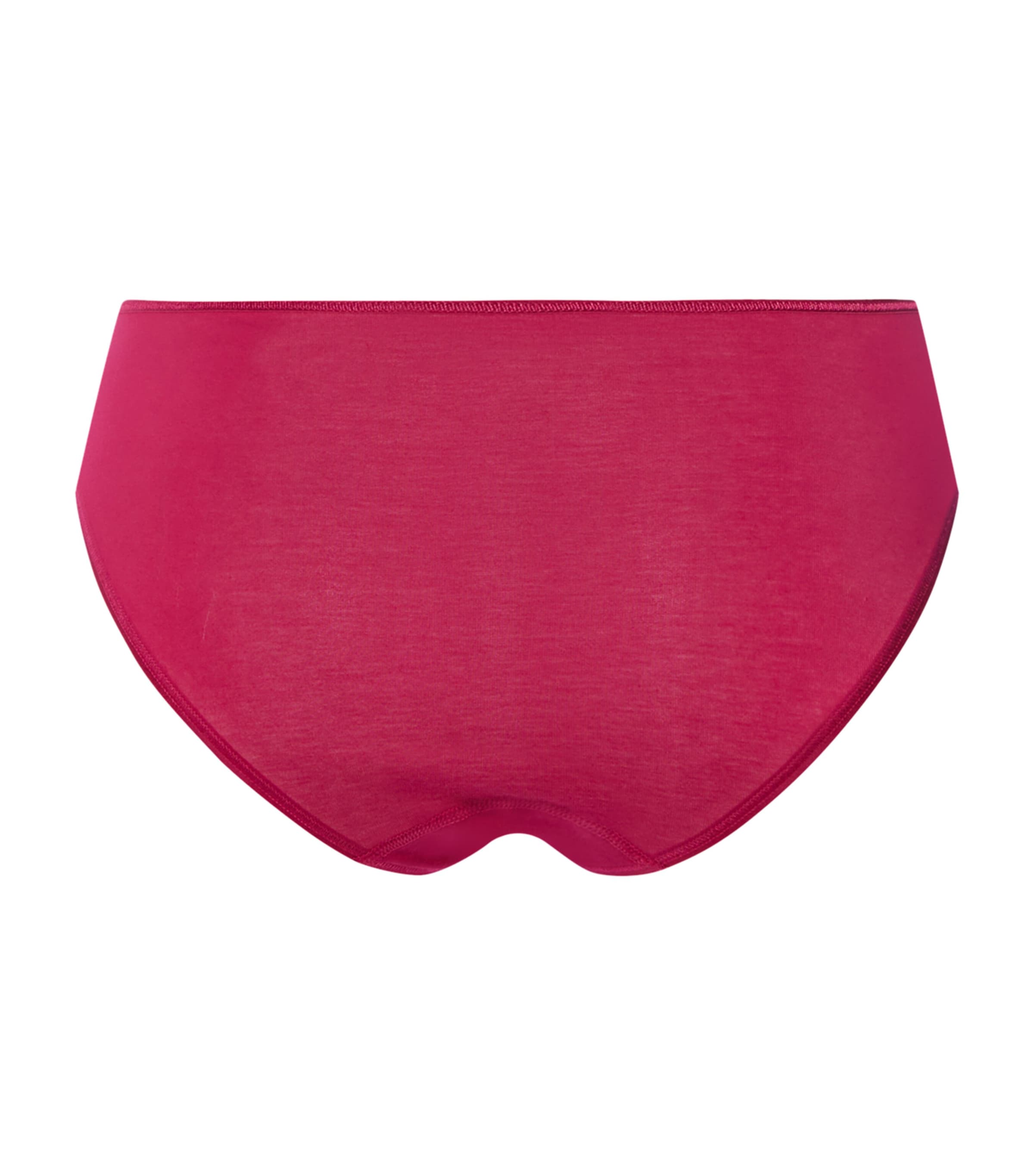 Cotton Seamless Midi Briefs LIGHT SANGRIA Image 5