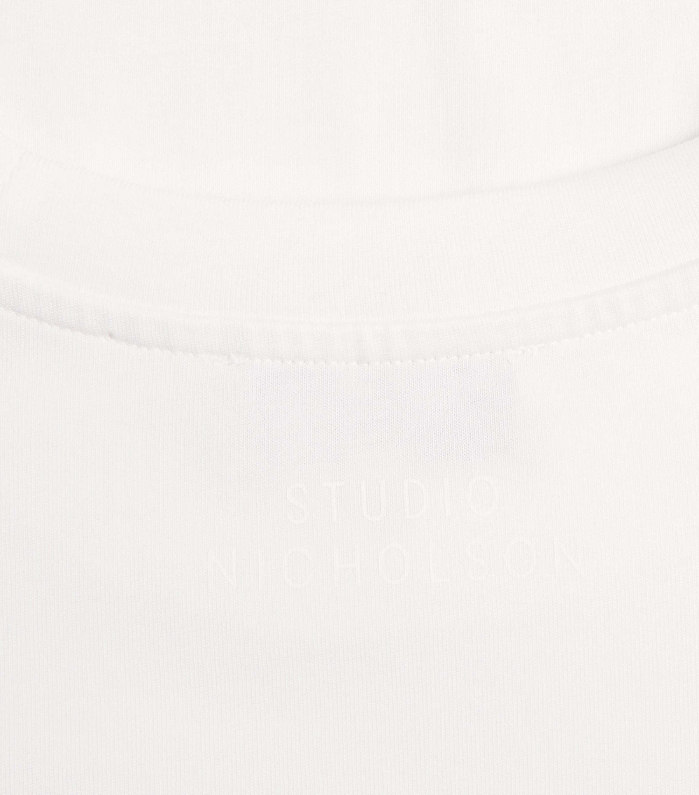 Studio Nicholson Mens Cotton Bric T-Shirt Optic White Image 6