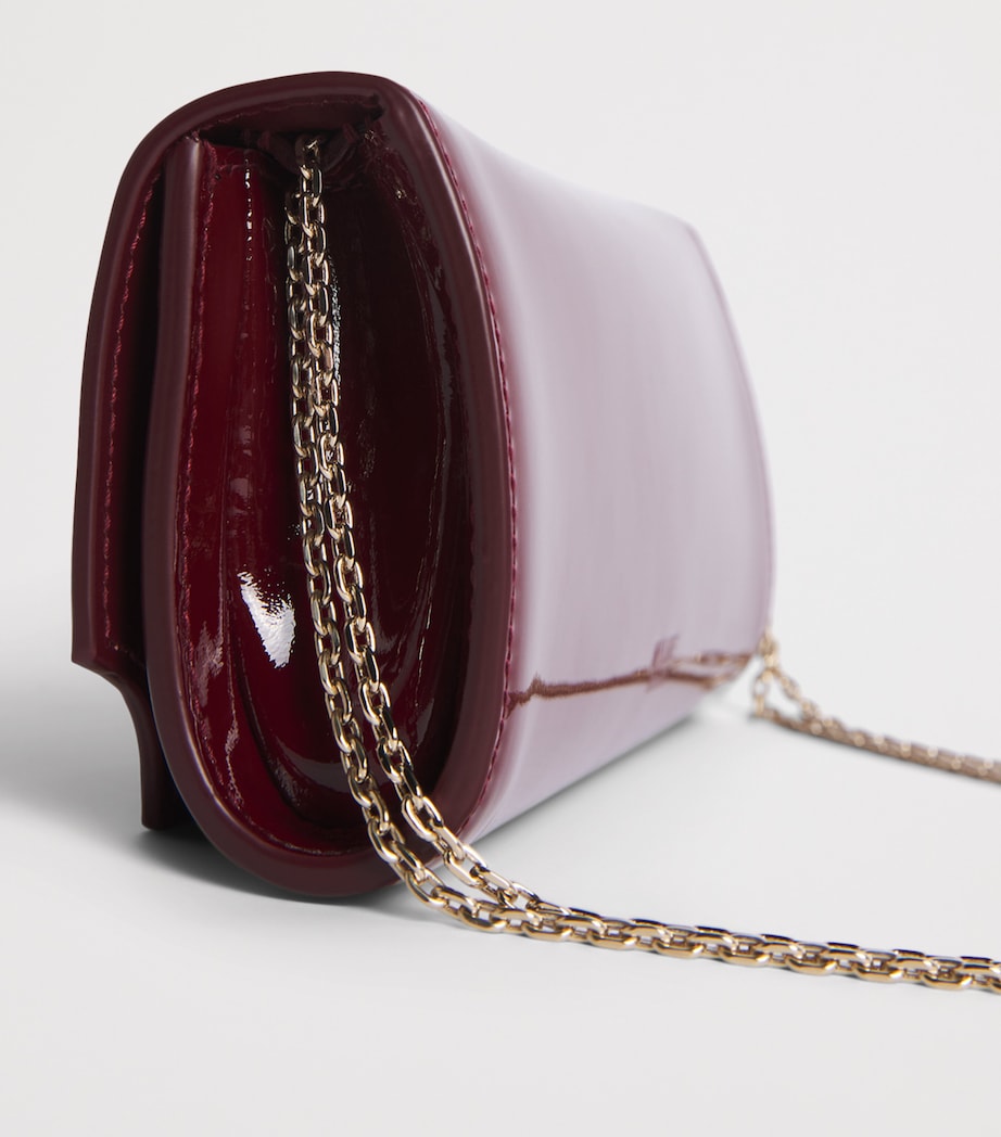 Malone Souliers Patent Leather Vivien Clutch Bag Rosewood Image 5