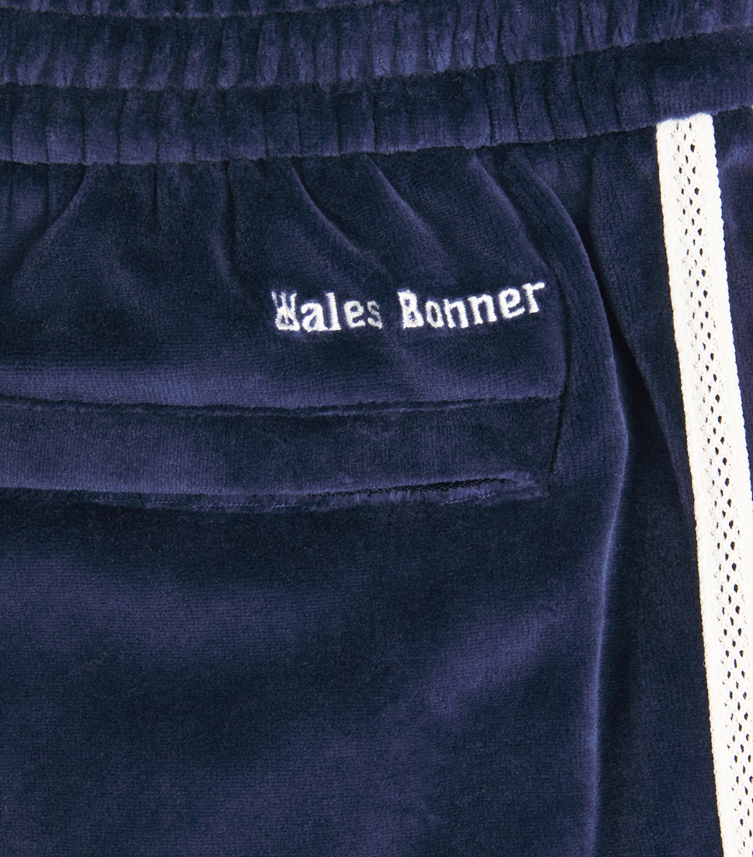 x Wales Bonner Velour Track Pants BLUE Image 5
