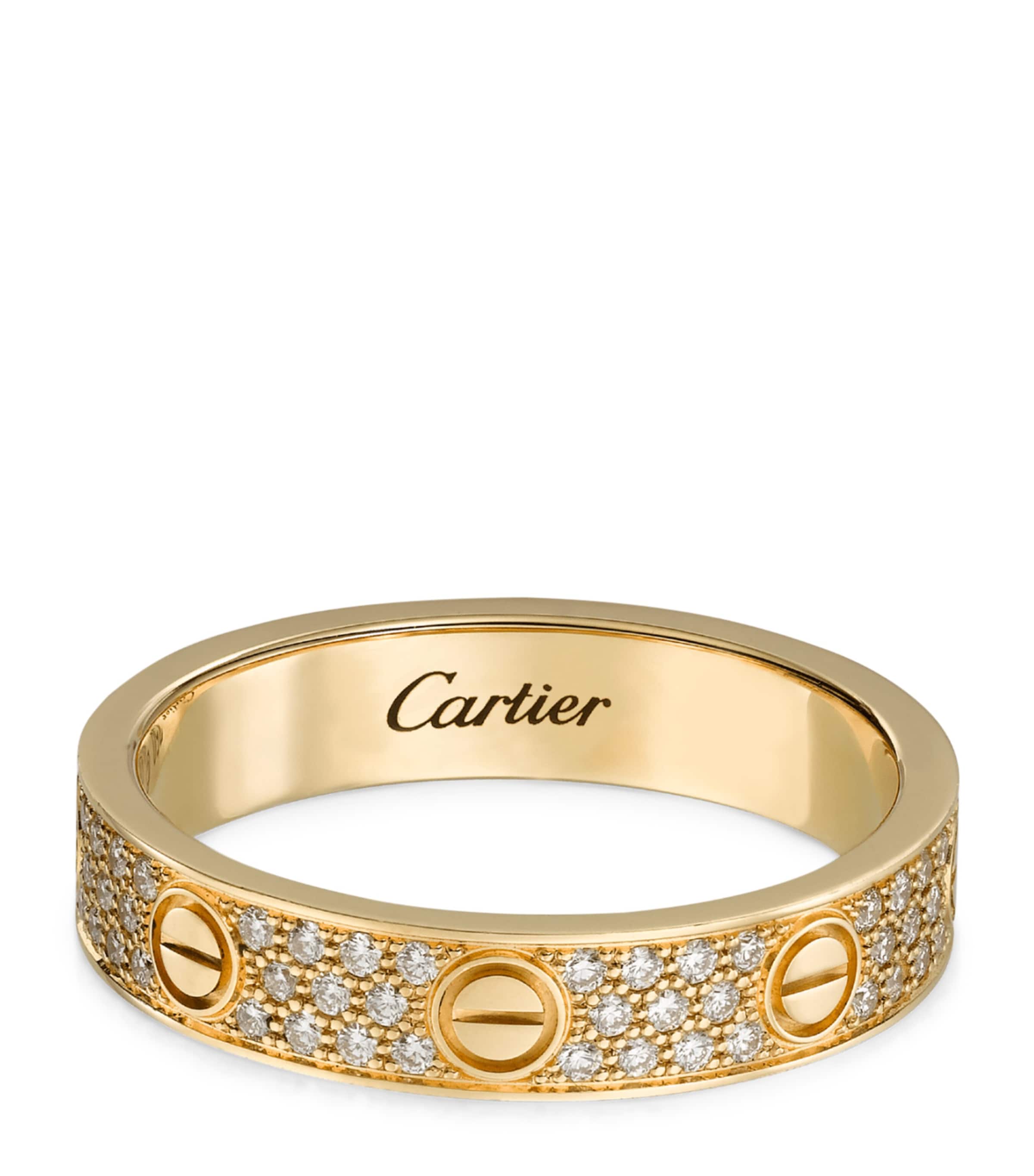 Cartier Yellow Gold and Diamond LOVE Ring Yellow Gold Image 2