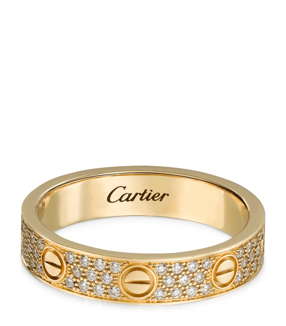 Cartier Yellow Gold and Diamond LOVE Ring Yellow Gold Image 2