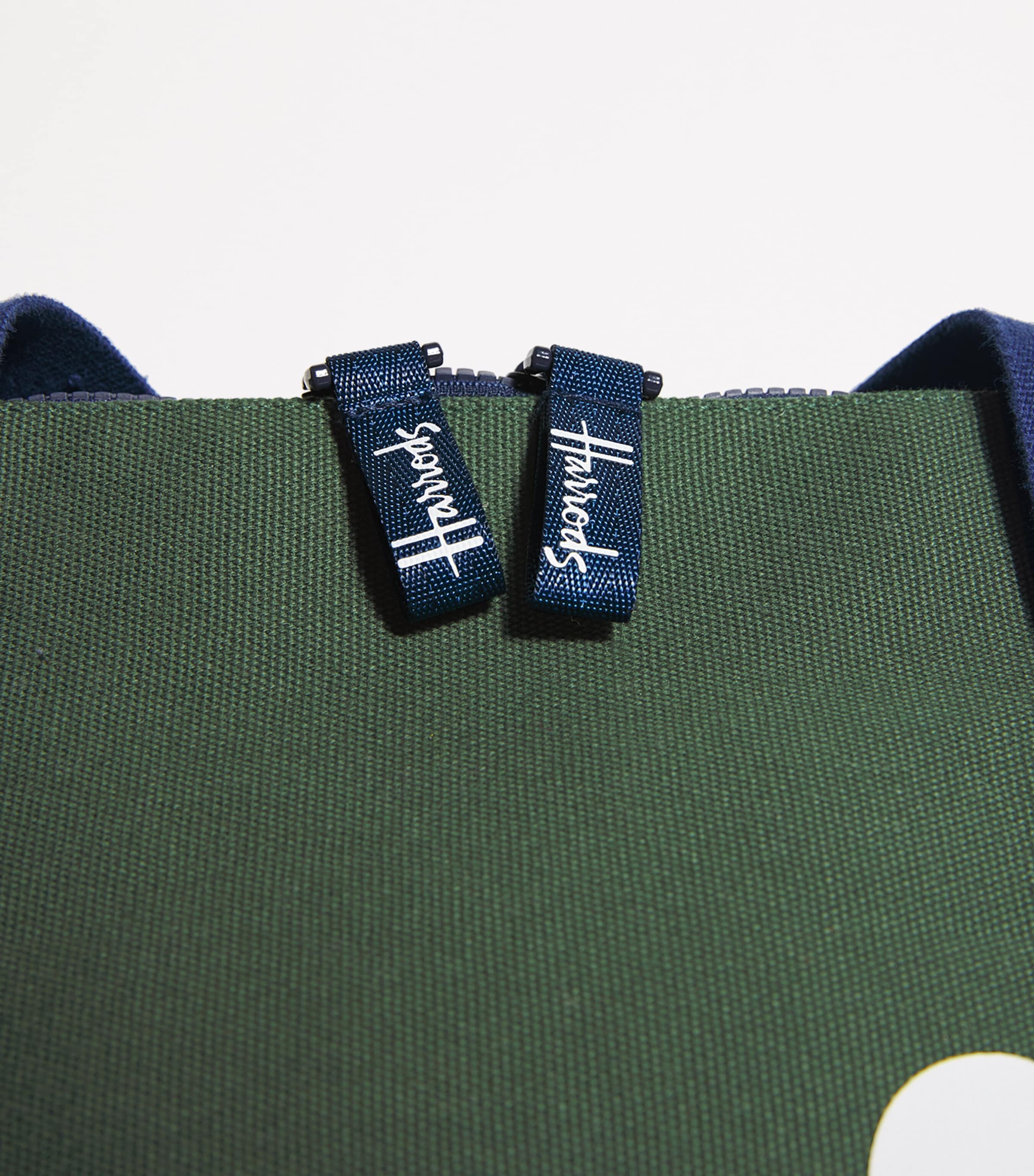 【HARRODS】Cotton Logo Barrel Bag バレルバッグ Harrods Cotton Logo Barrel Bag | Harrods UK