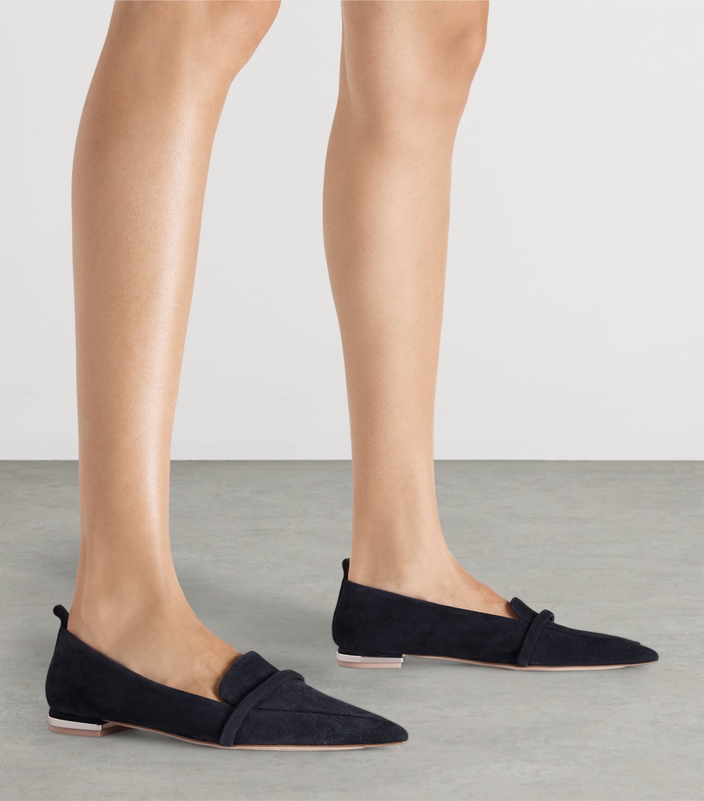 Suede Dora Loafers MIDNIGHT Image 2