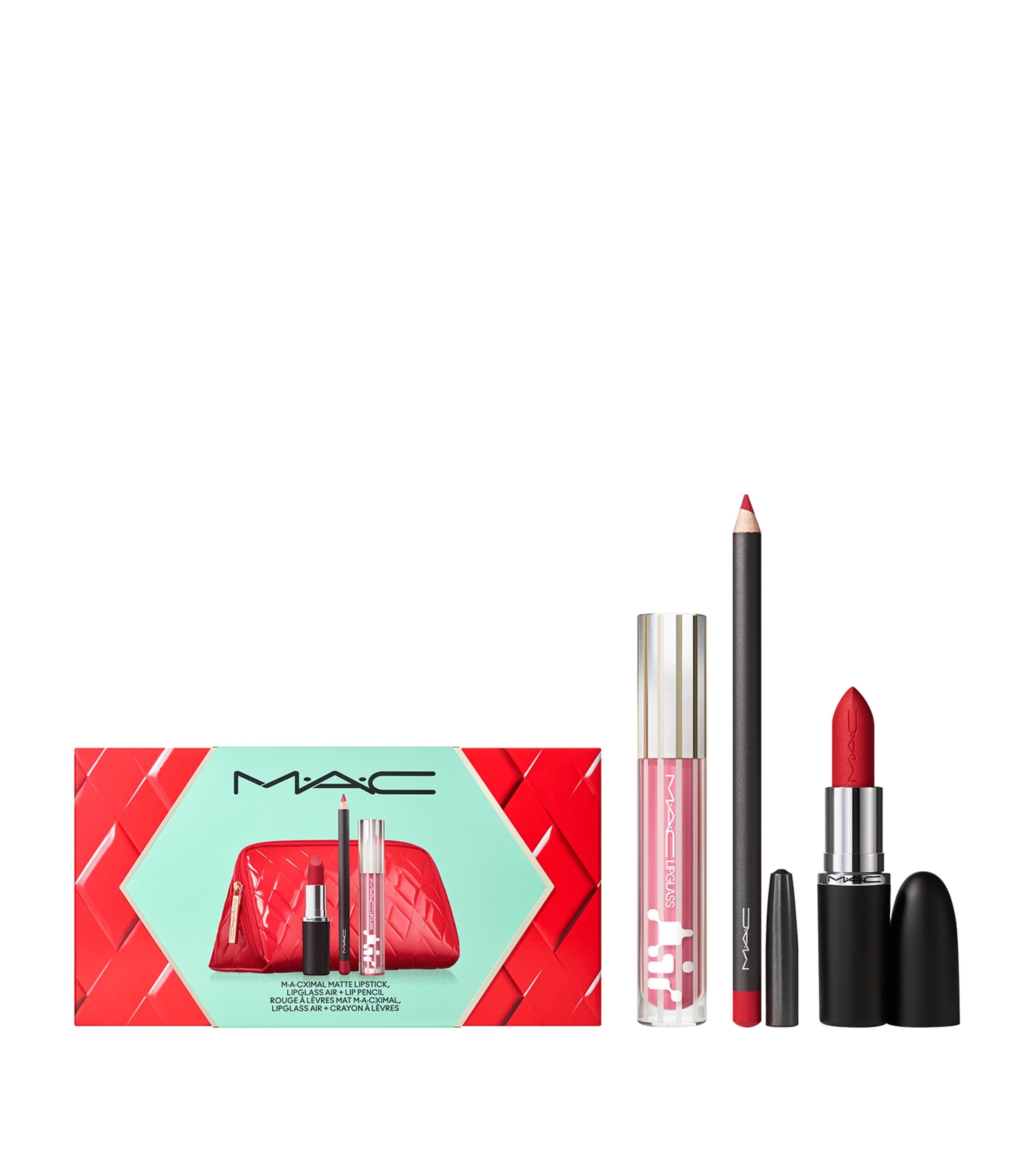 Mac Ac Red Trending Tomorrow Lip Trio Gift Set