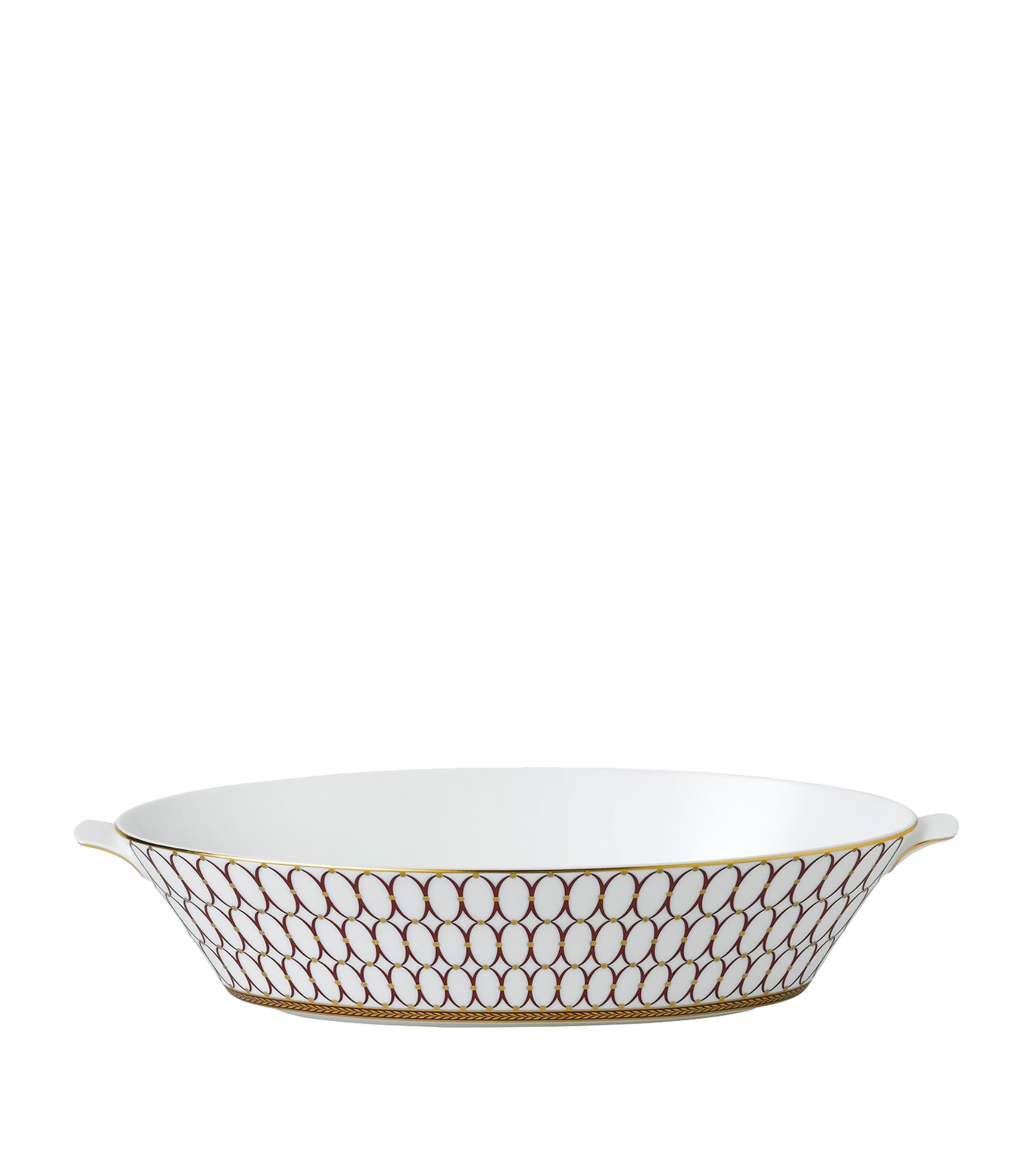 Renaissance Gold Oval Platter (28cm) RED Image 1