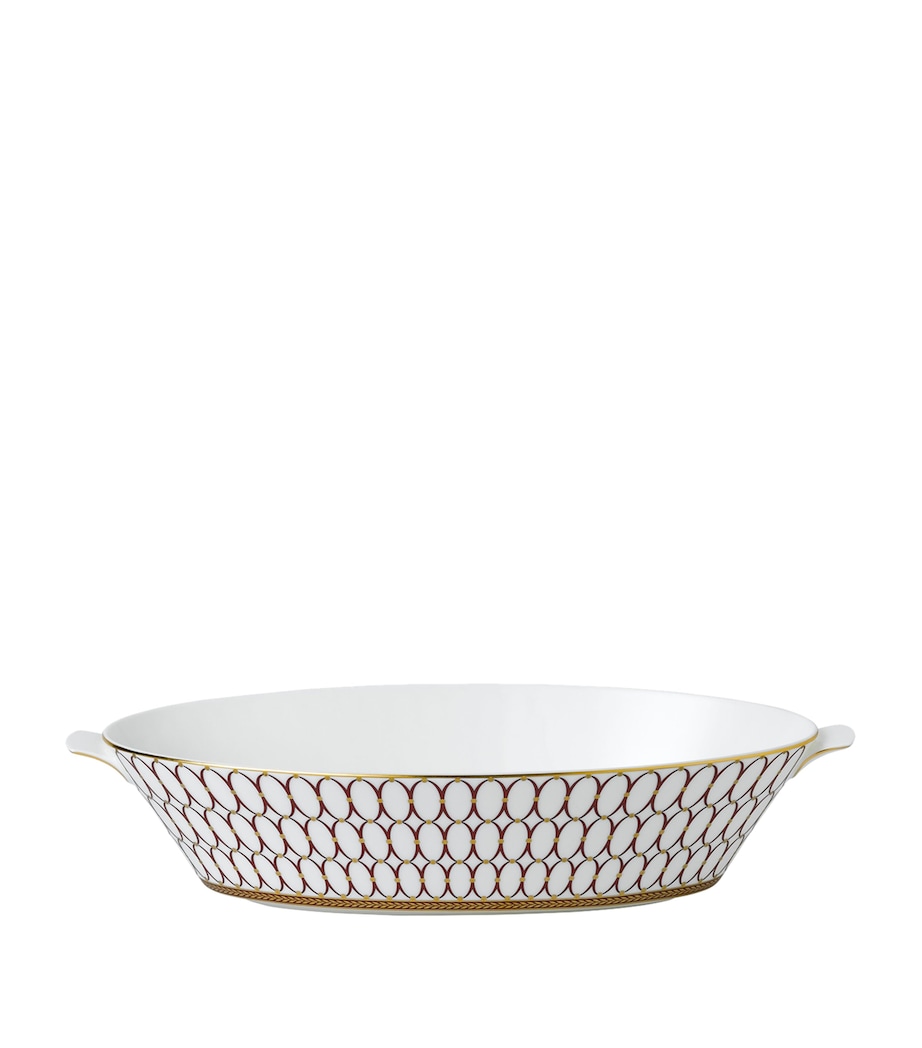 Renaissance Gold Oval Platter (28cm) RED Image 1