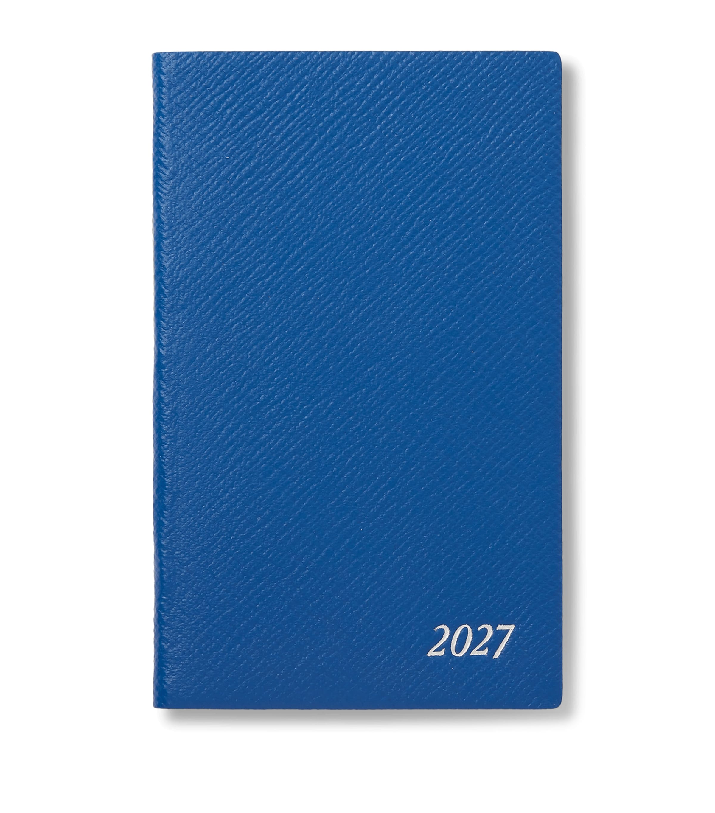Smythson Leather Panama Weekly Diary 2027 Cerulean Image 1