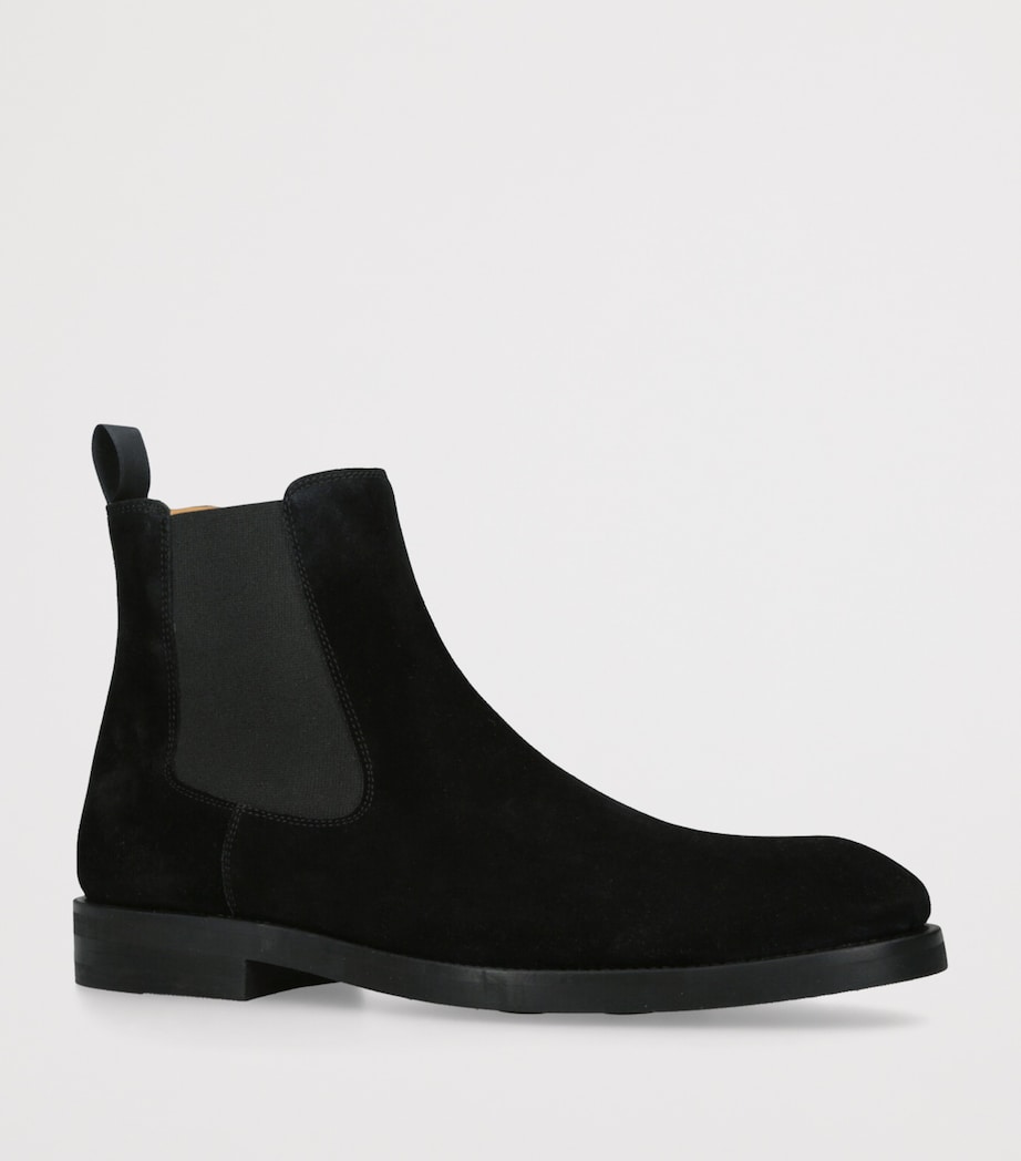 Suede Kliff Chelsea Boots BLACK Image 3