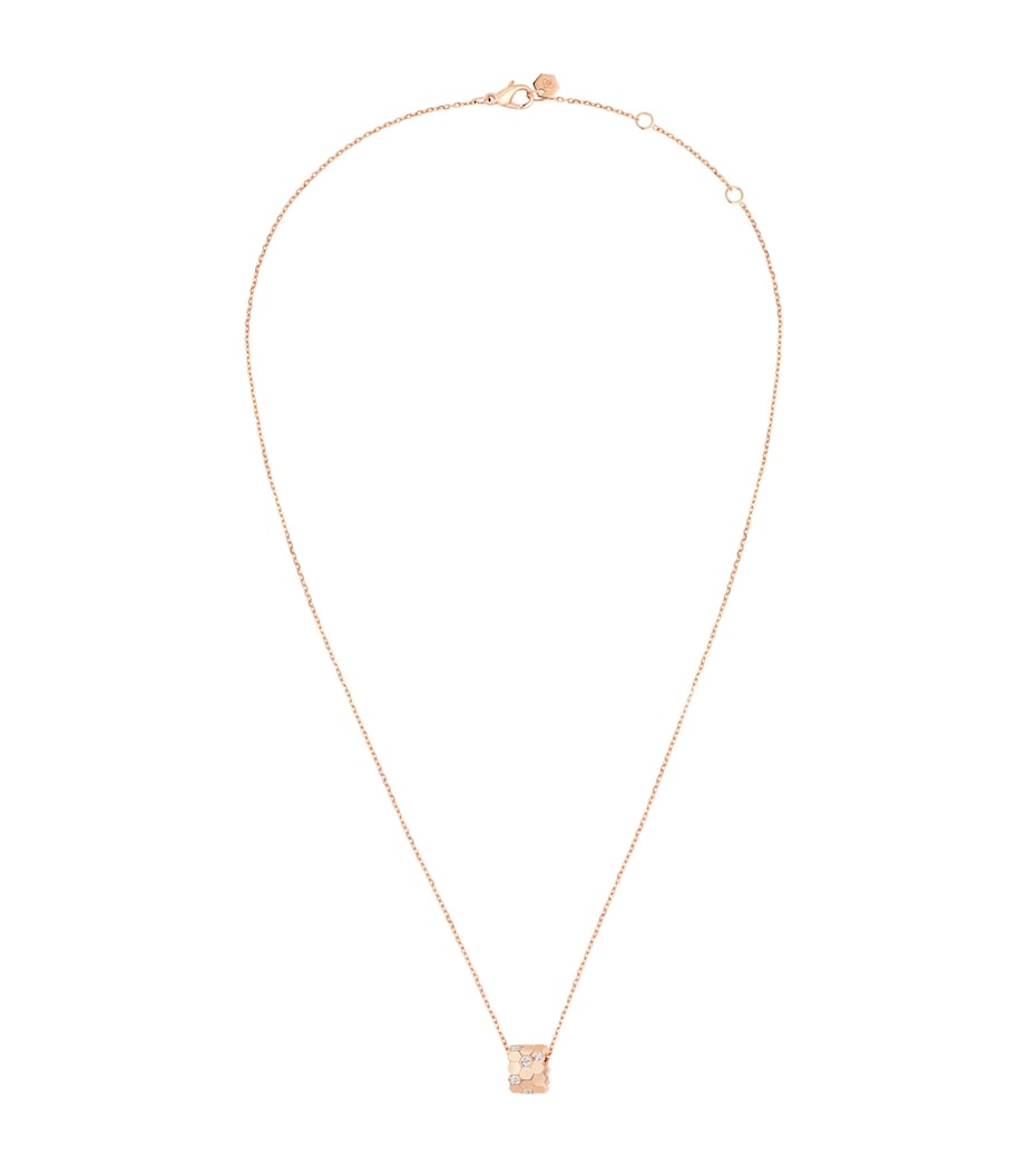 Rose Gold and Diamond Bee de Chaumet Pendant Necklace PINK GOLD Image 1