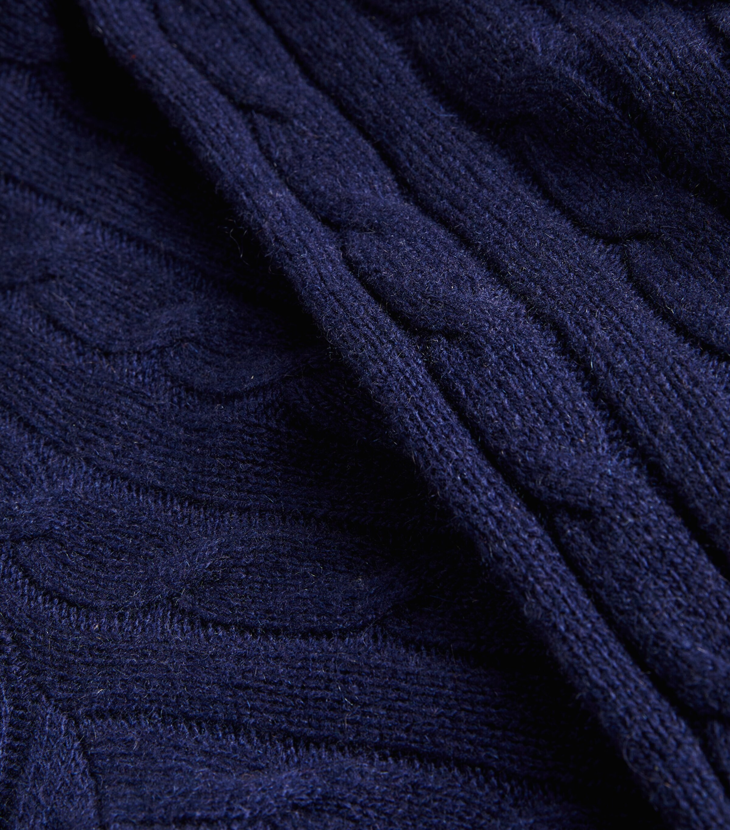 Polo Ralph Lauren Mens Cashmere Cable-Knit Sweater Blue Image 5
