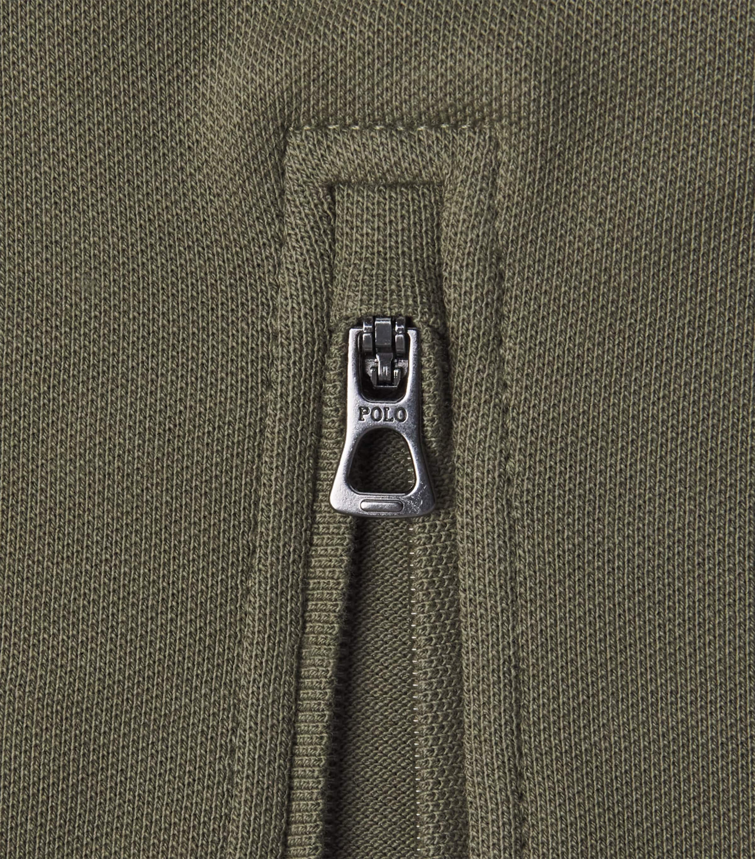 Polo Ralph Lauren Mens Stretch-Cotton Zip-Up Polo Shirt Cruise Image 6