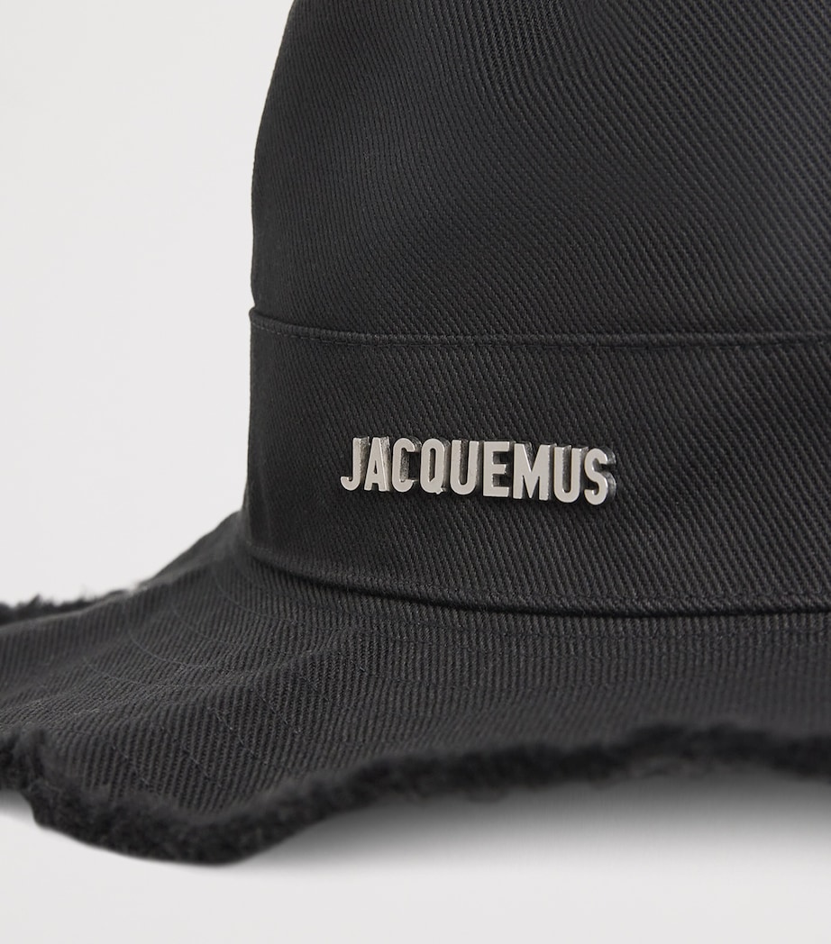 Jacquemus Artichaut Logo Bucket Hat Black Image 6