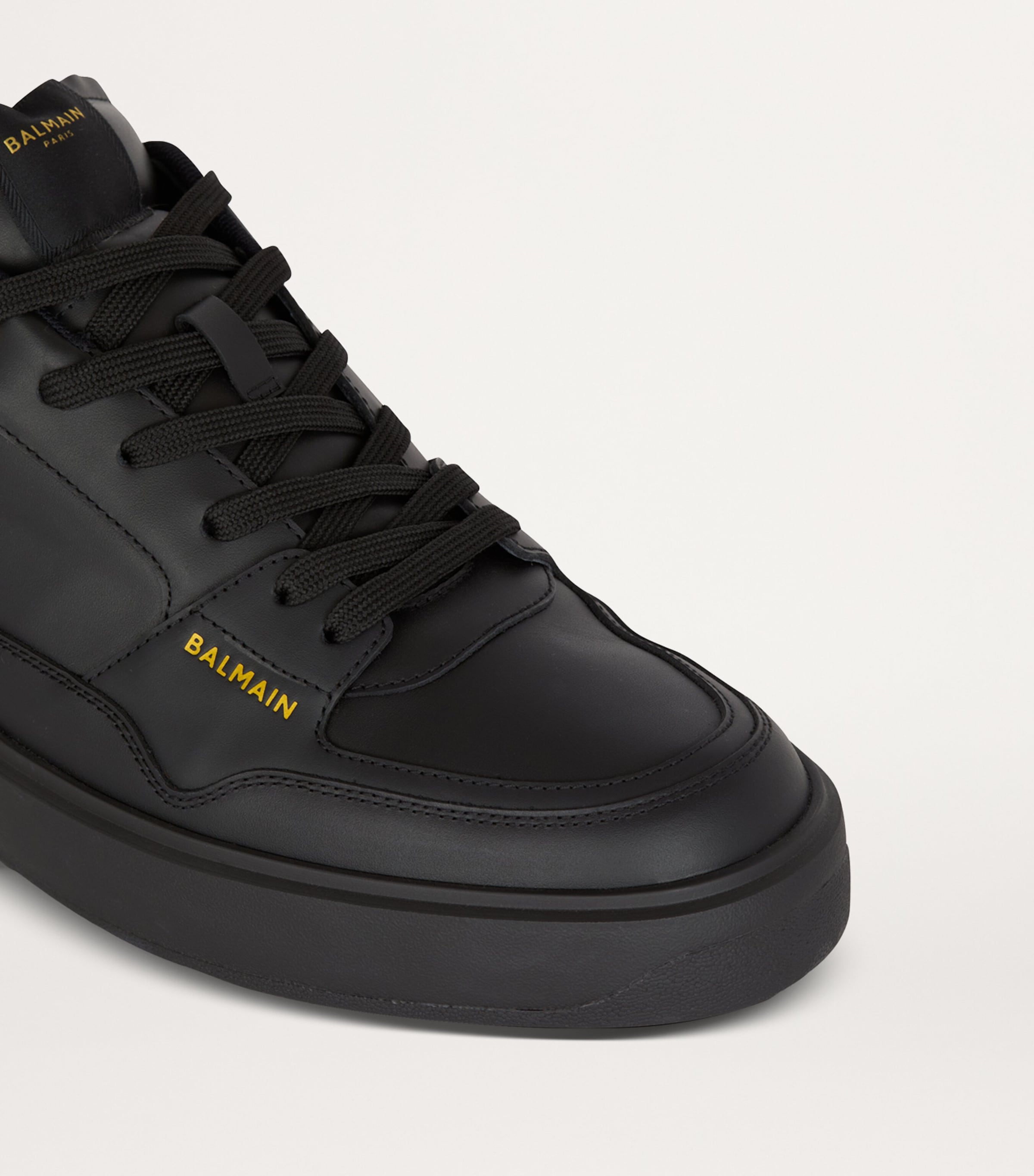 Leather B-Court Flip Sneakers EAD NOIR/OR Image 7