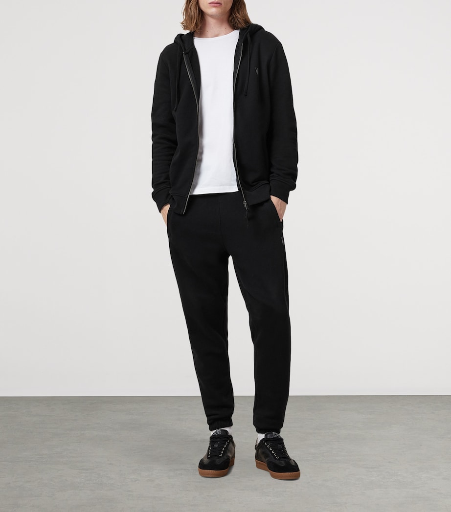 Raven Zip-Up Hoodie BLACK Image 3