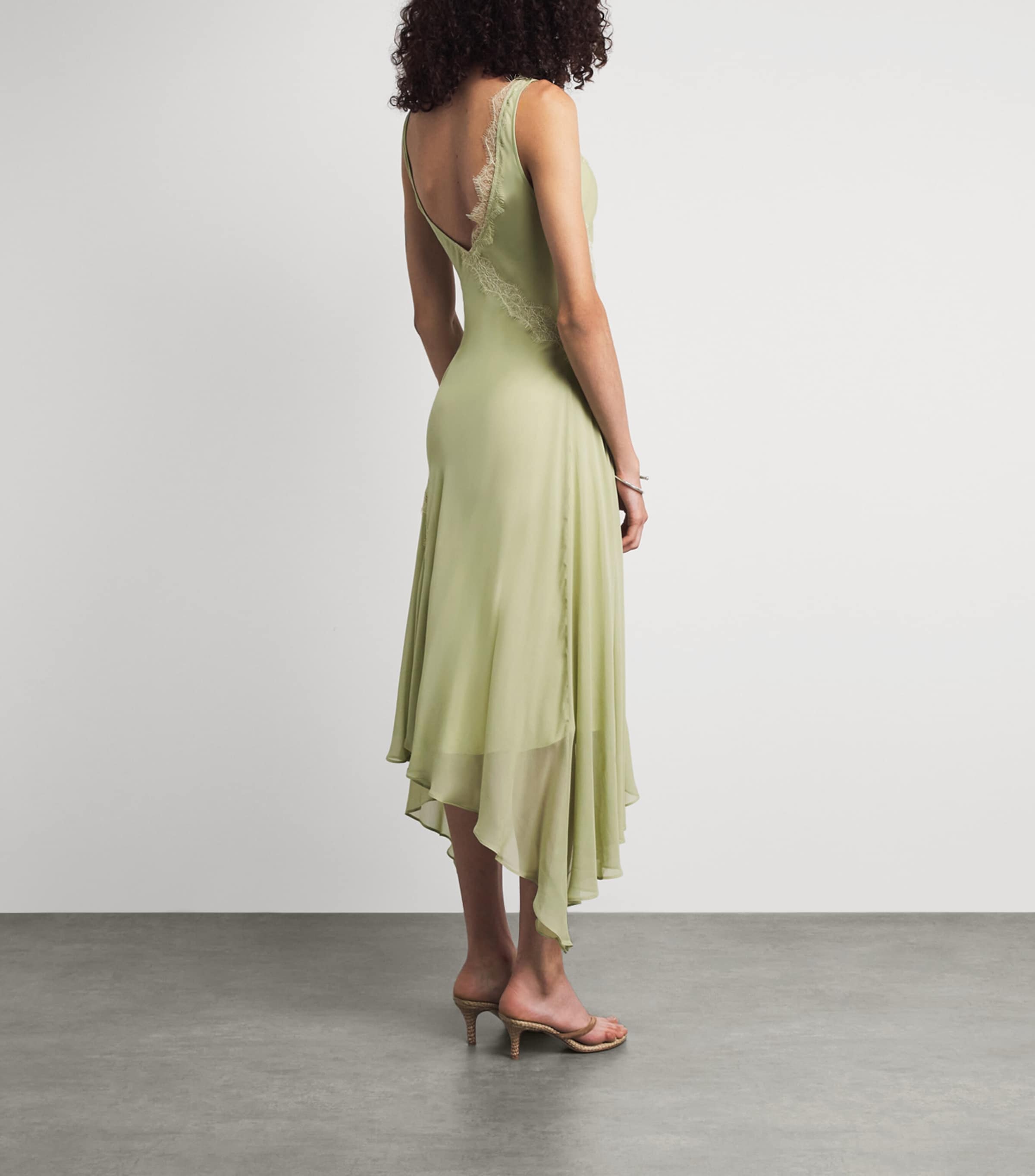 De La Vali Womens Aurora Midi Dress Mint Green Image 4