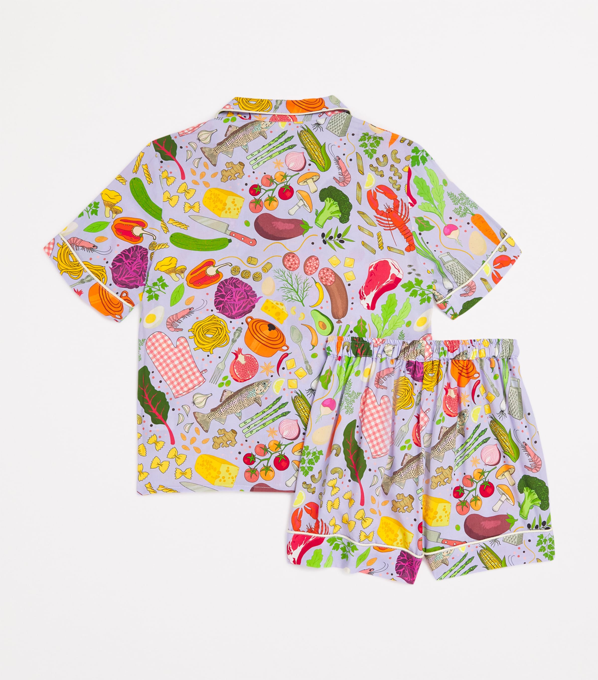 KAREN MABON KIDS Chef’s Table Pyjama Set (2-13 Years) Lilac Image 2