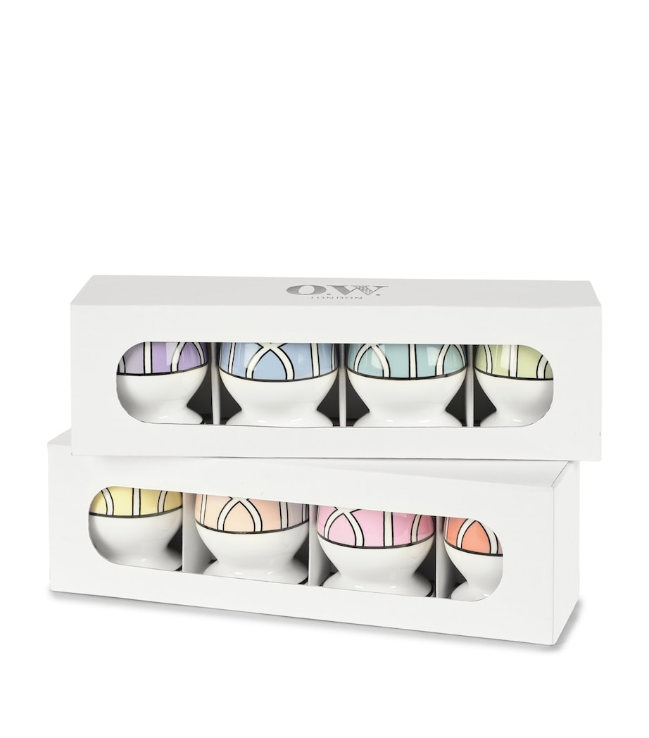 O.W.London Bone China Loop Ombré Egg Cups (Set of 4) Ombre Image 2