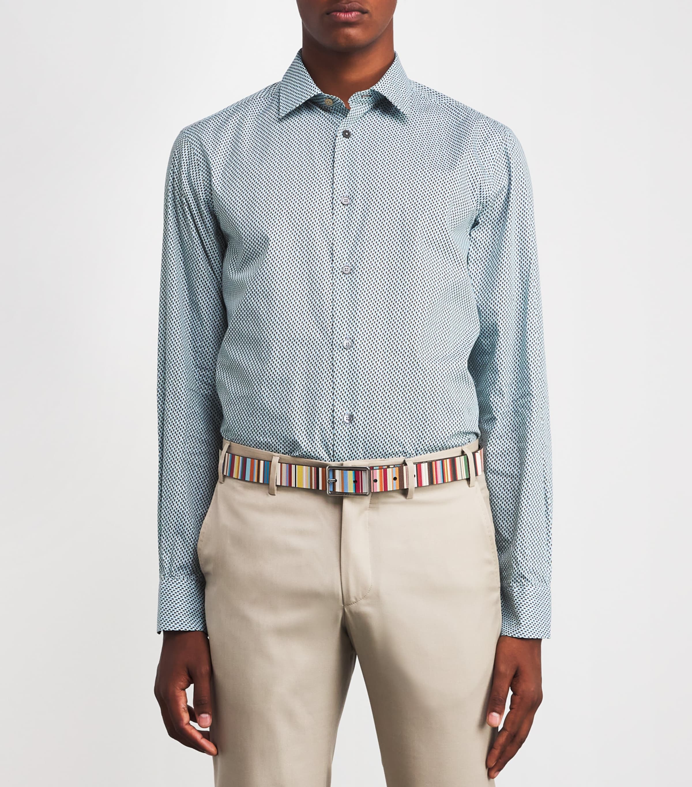 Leather Reversible Belt 92_MULTI COLOURED Image 5