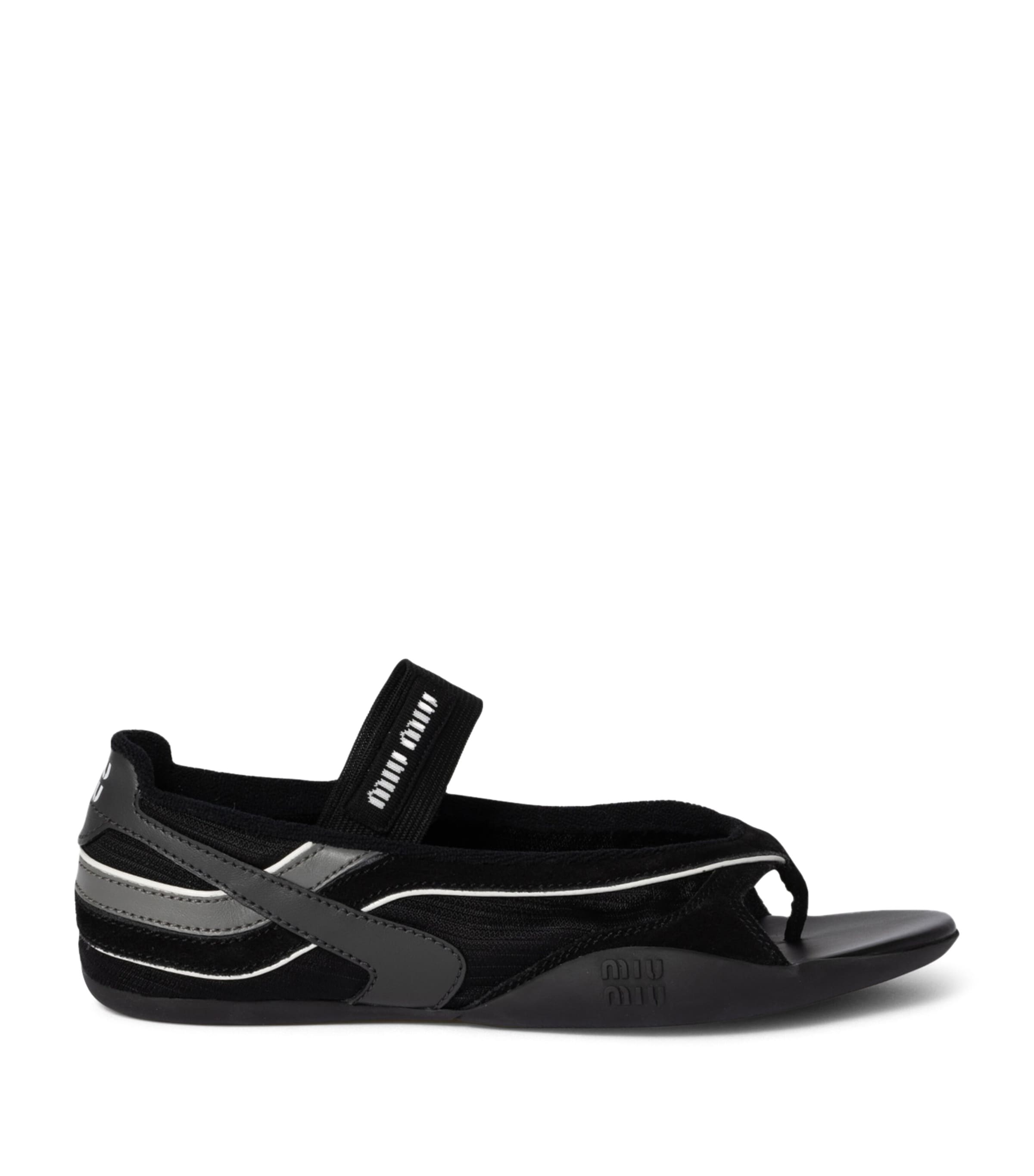 Miu Miu Technical Fabric Sandals Image 1