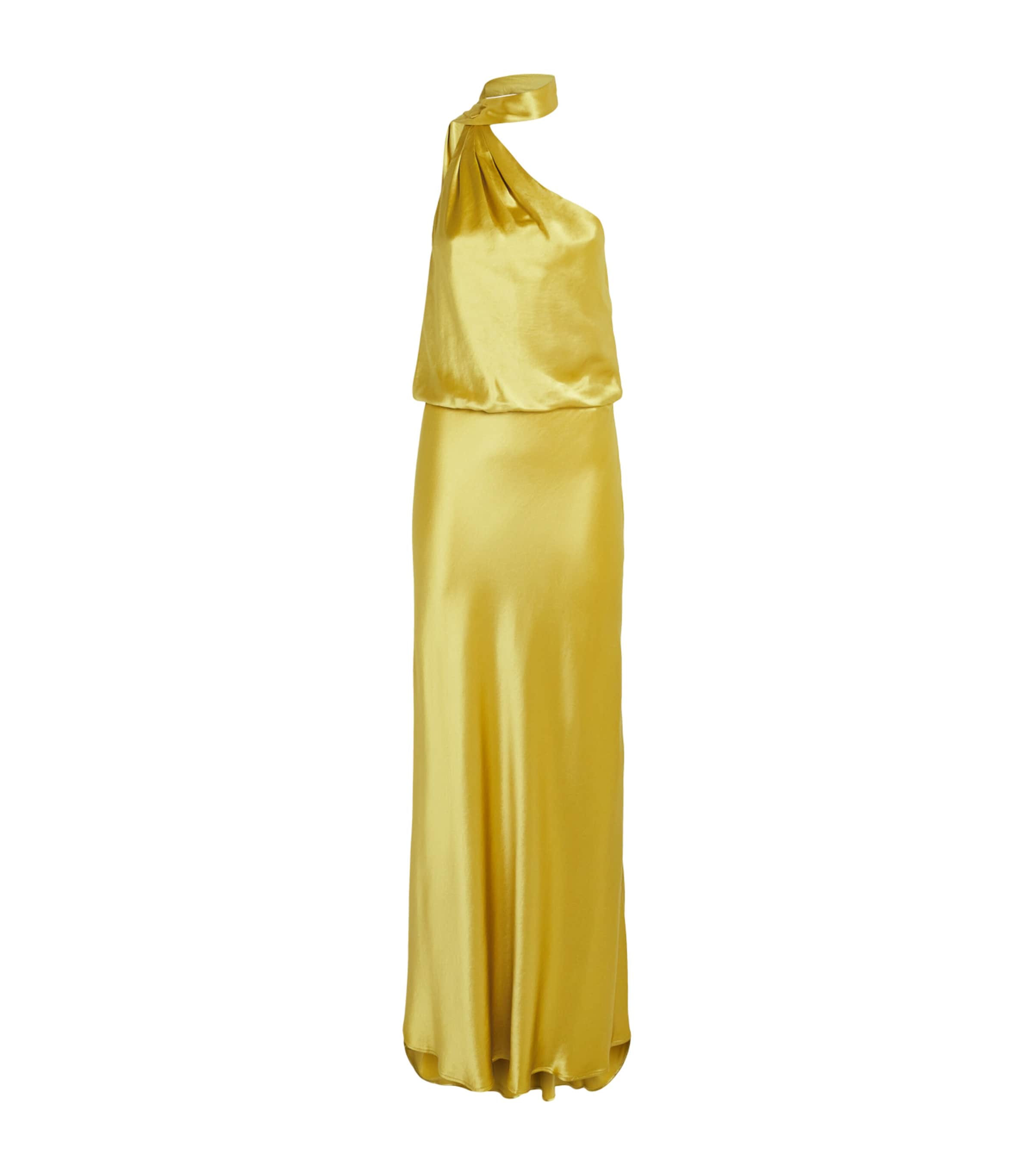 STAUD Womens Estelle Maxi Dress Citron Ctrn Image 1
