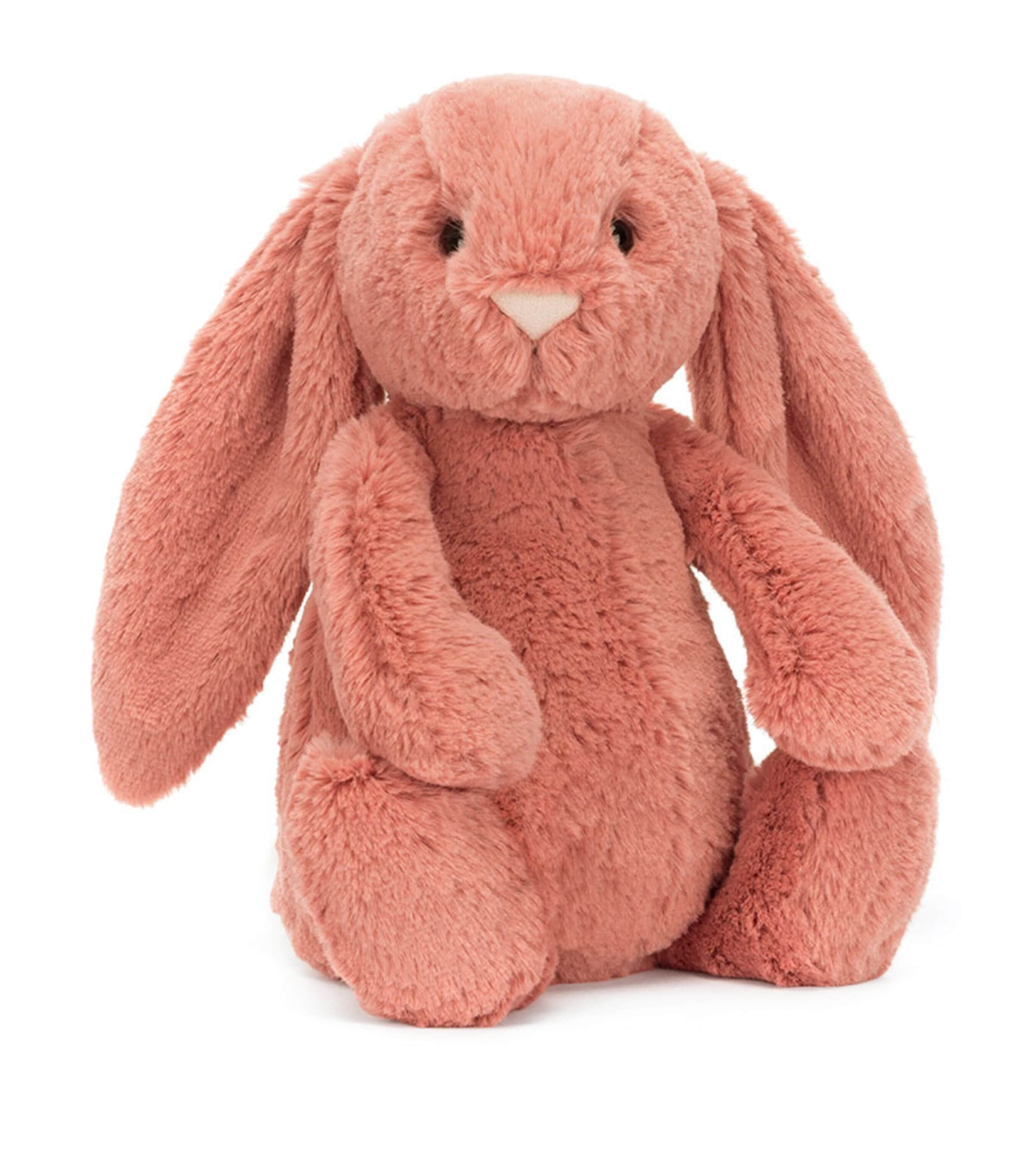 Jellycat Medium Bashful Sorrel Bunny In Burgundy