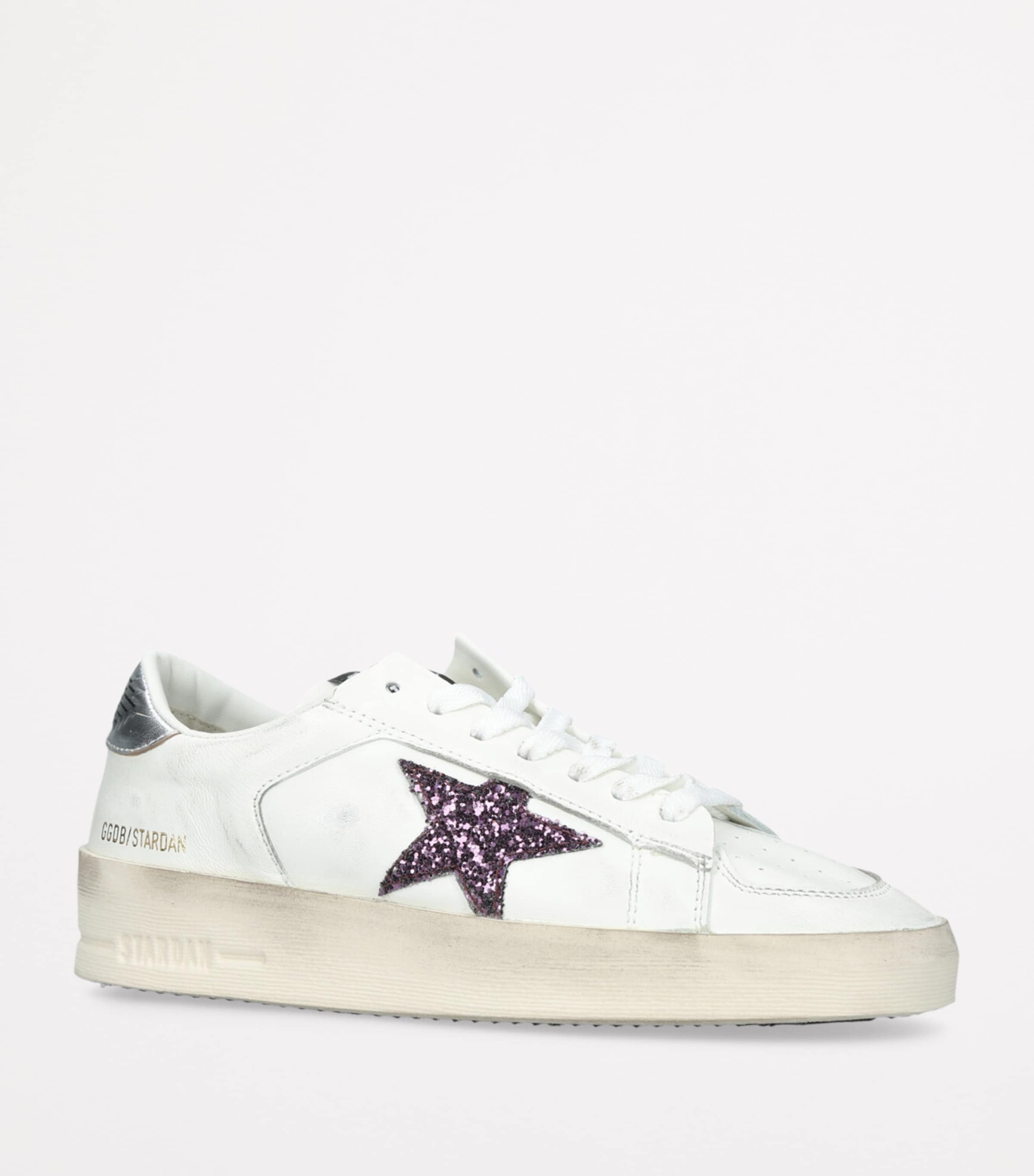 Golden Goose Leather Stardan Sneakers White/comb Image 3