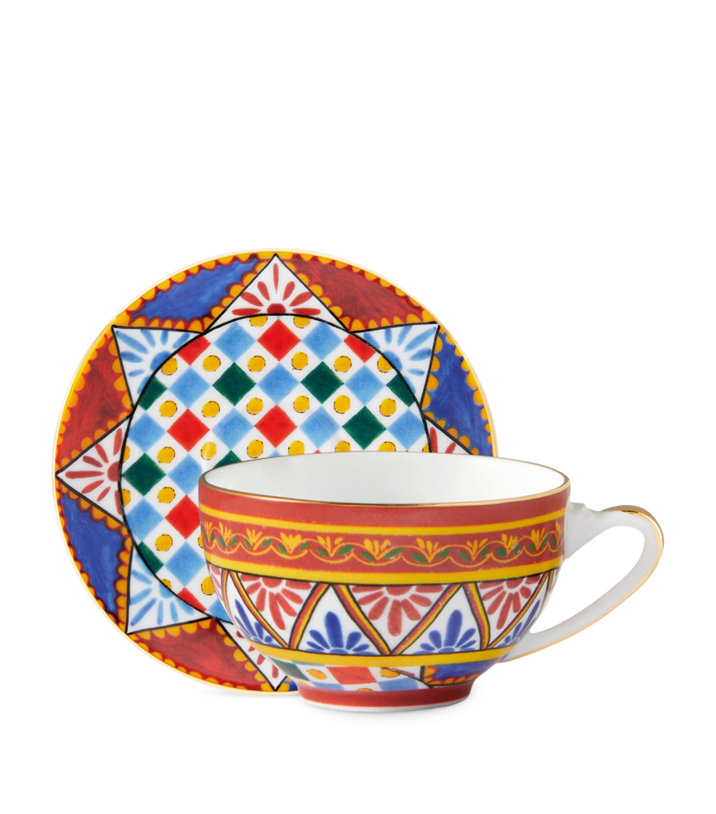 Carreto Teacup and Saucer UC068 CARRETTO MULTI Image 2