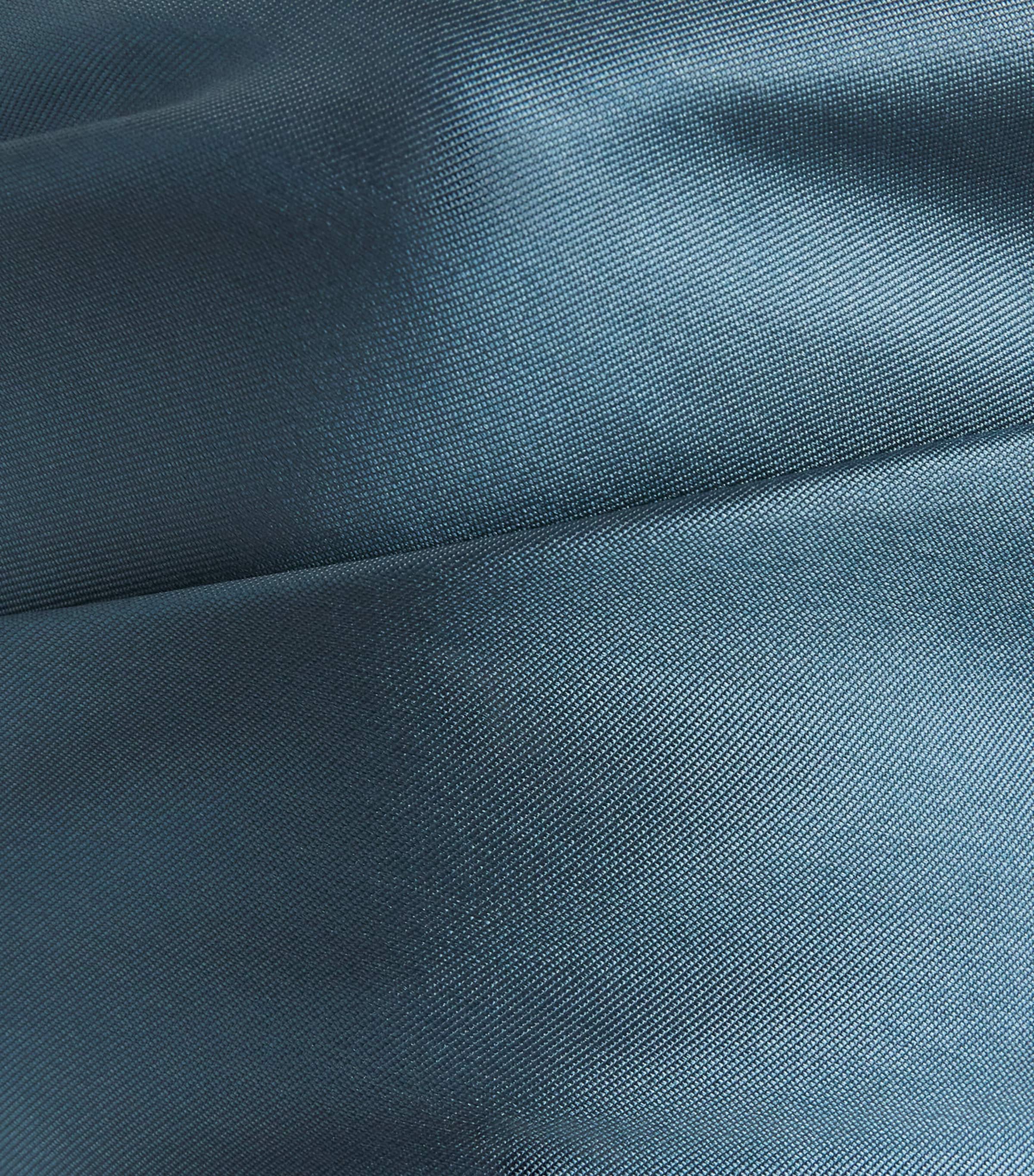 Marmar Halim Womens Satin Cape Column Gown Gray Blue Image 6