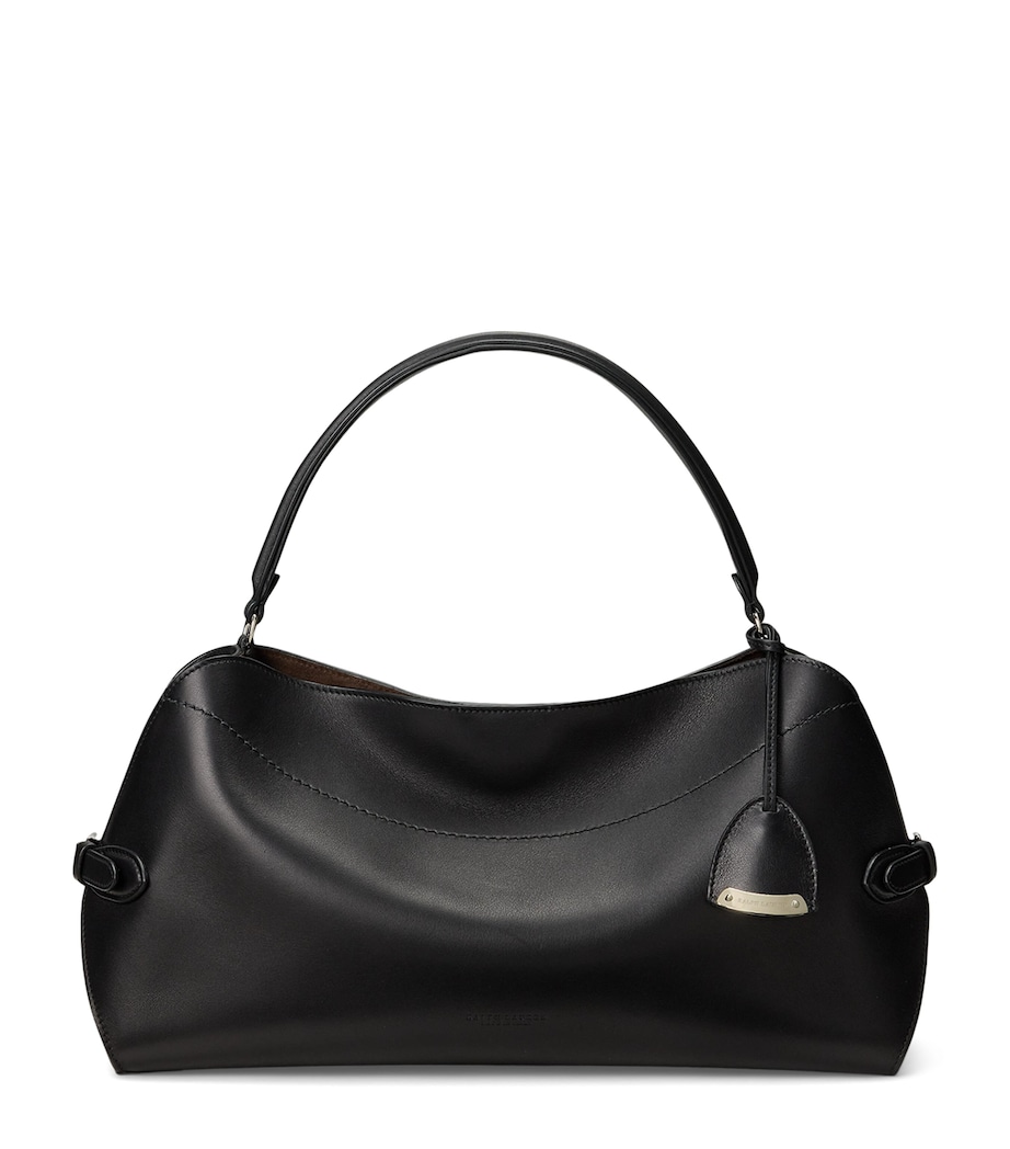 Leather Ralph Shoulder Bag BLACK Image 1