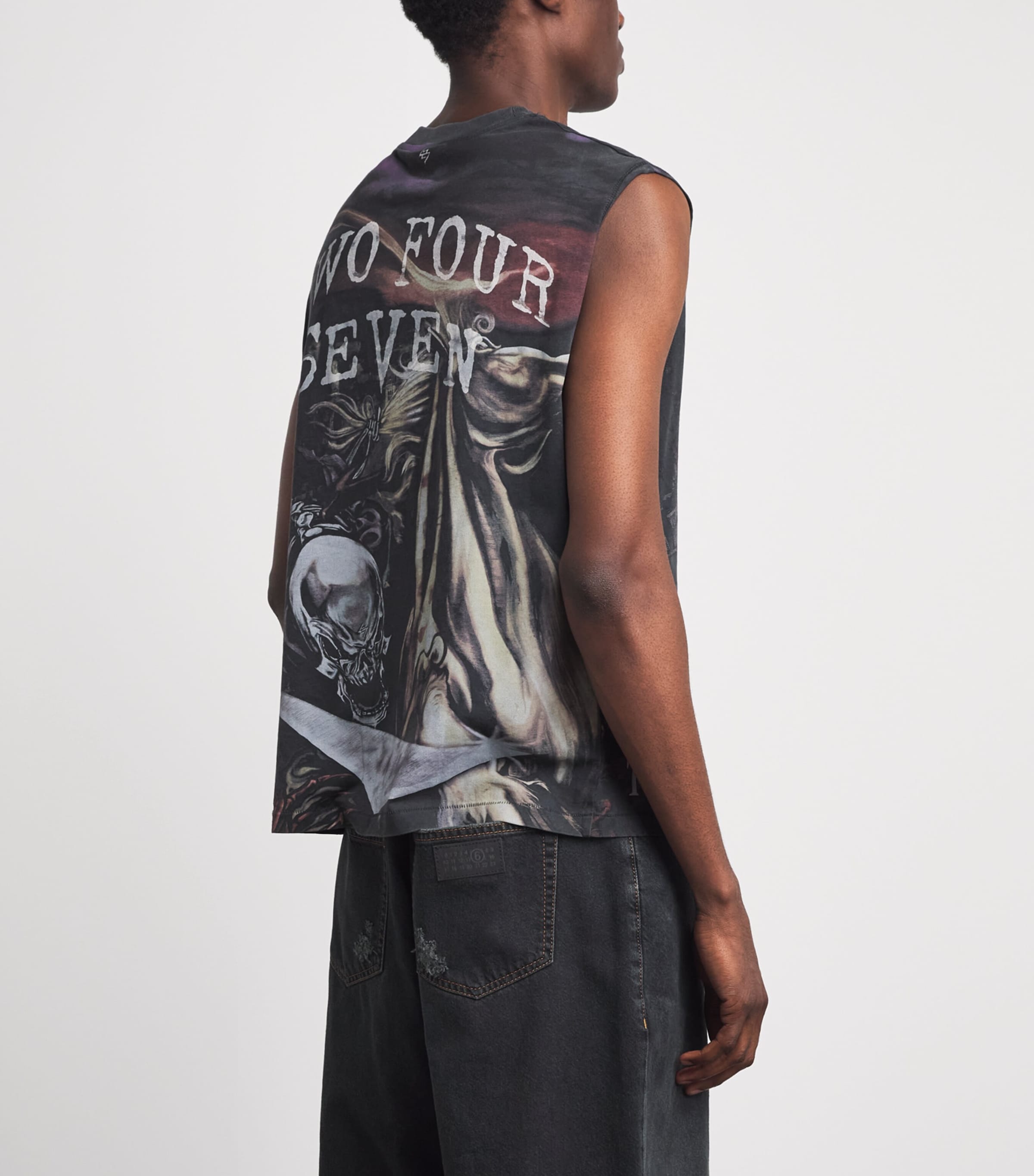 Represent 247 Grey x Avenged Sevenfold Graphic Tank Top | Harrods US