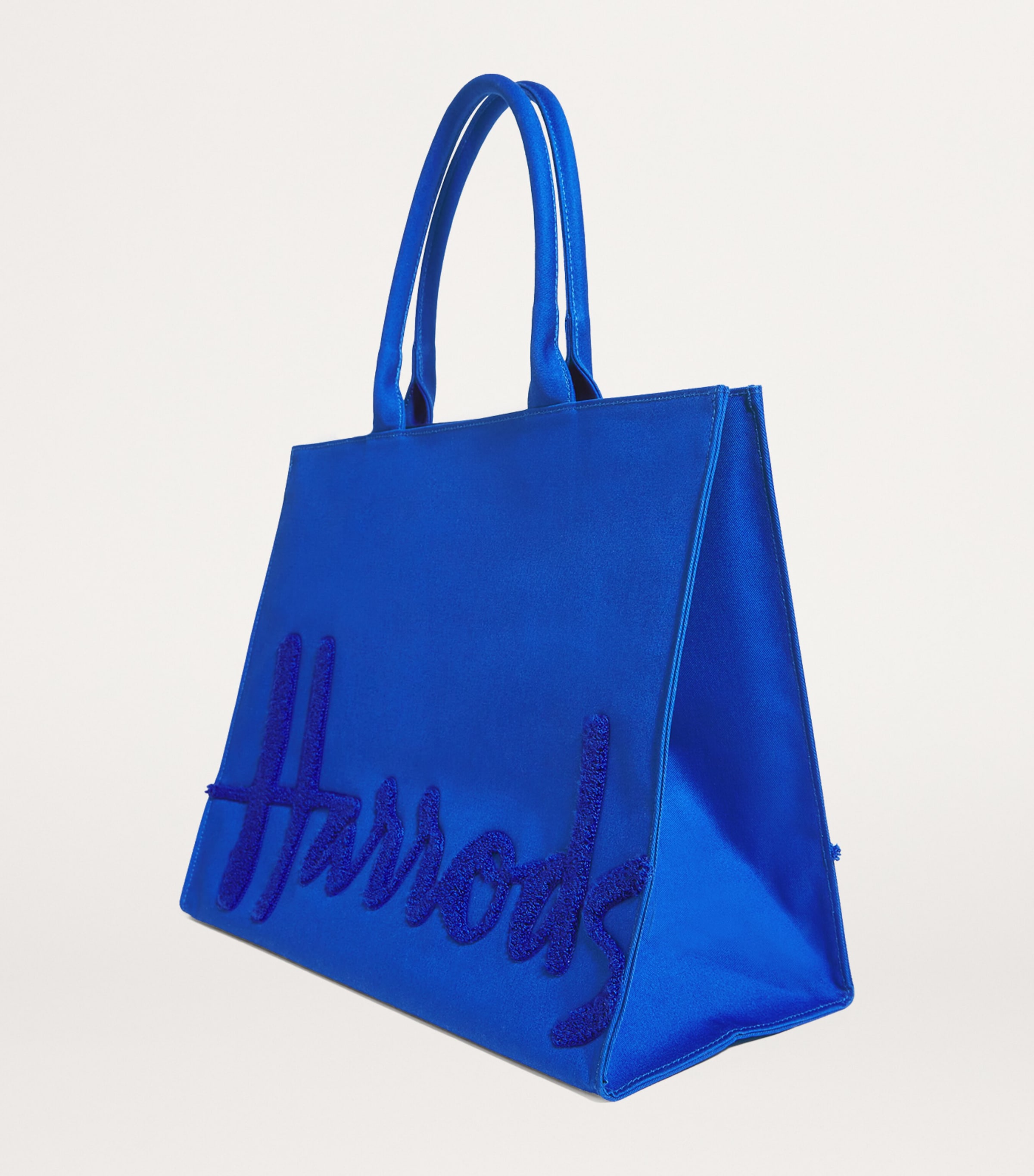 Harrods Large Cotton Logo Tote Bag | Harrods US