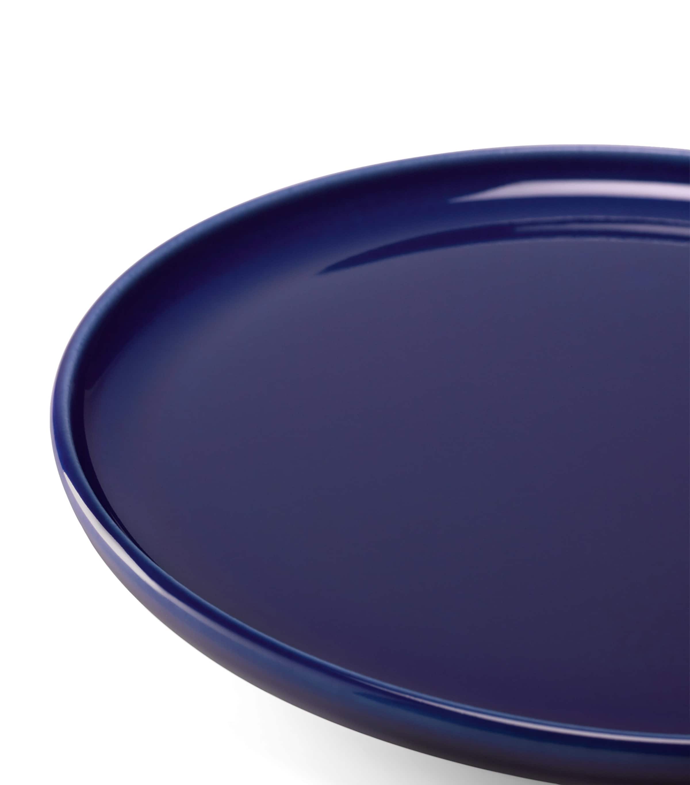 Set of 2 Porcelain Collective Starter Plates (20cm) COBALT Image 3