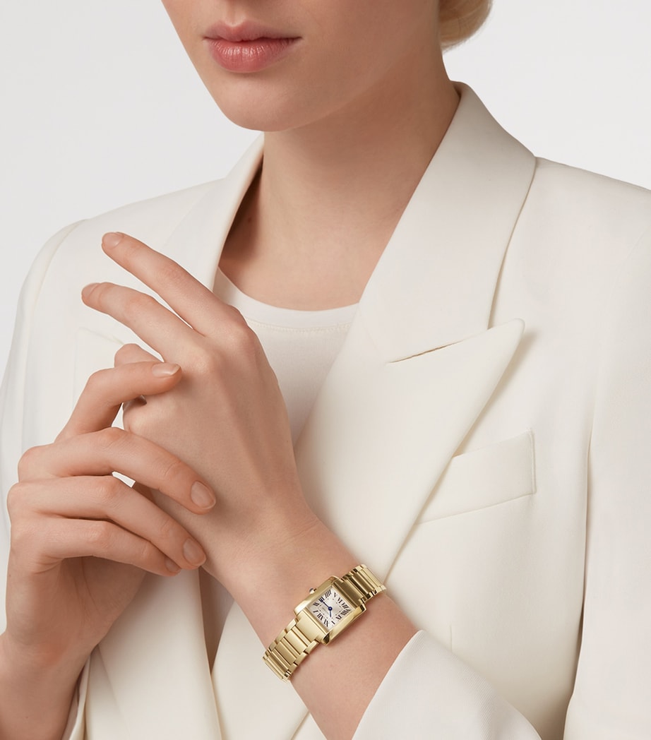 Small Yellow Gold Tank Française Watch 21.2mm YELLOW GOLD Image 7