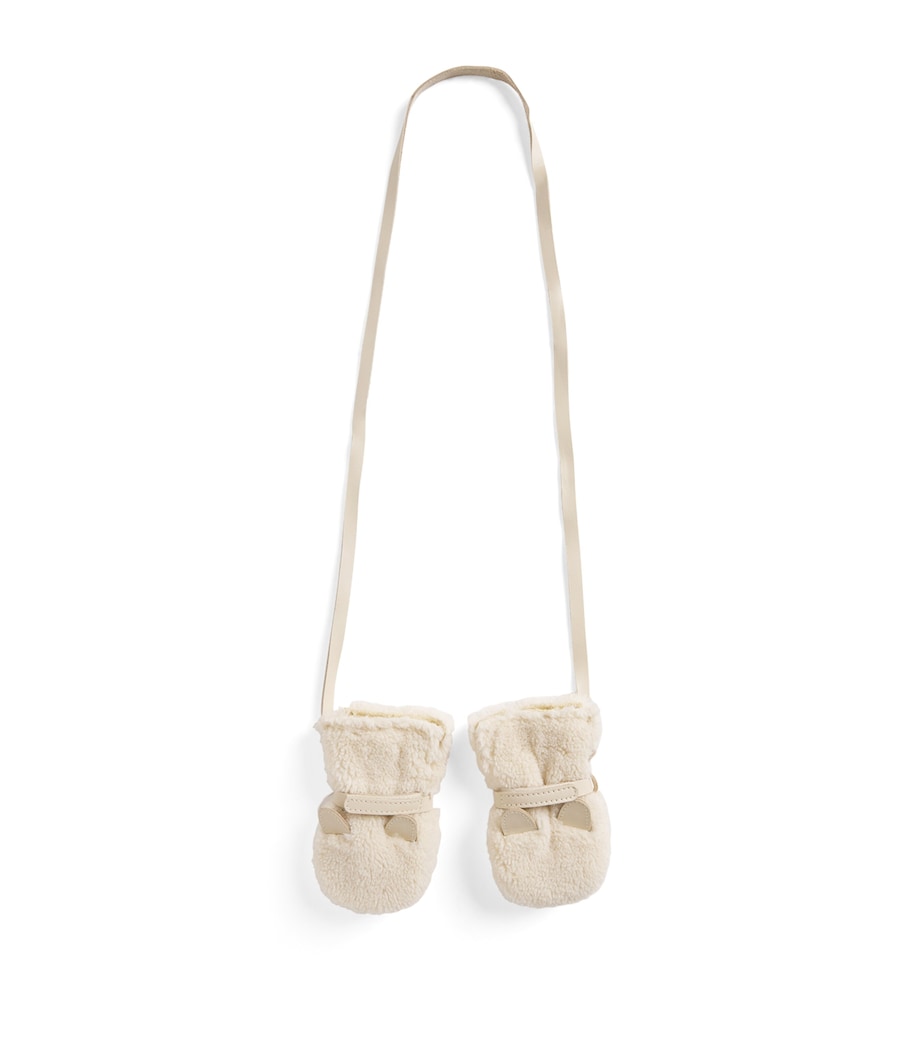 Polar Bear Mittens CF002OFF WHITE CURLY Image 1