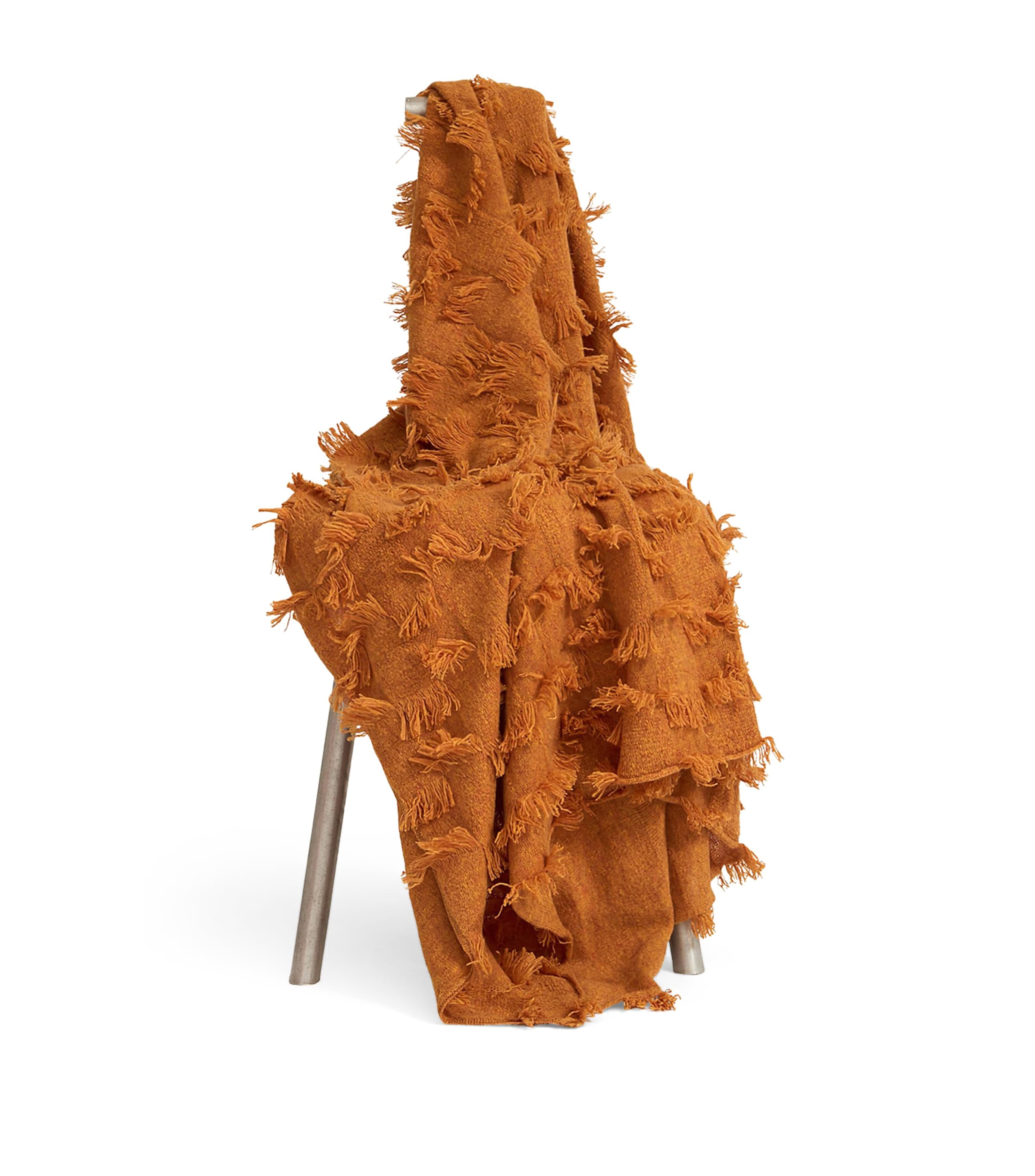 Cashmere Seren Throw (180cm x 120cm) HONEY Image 2