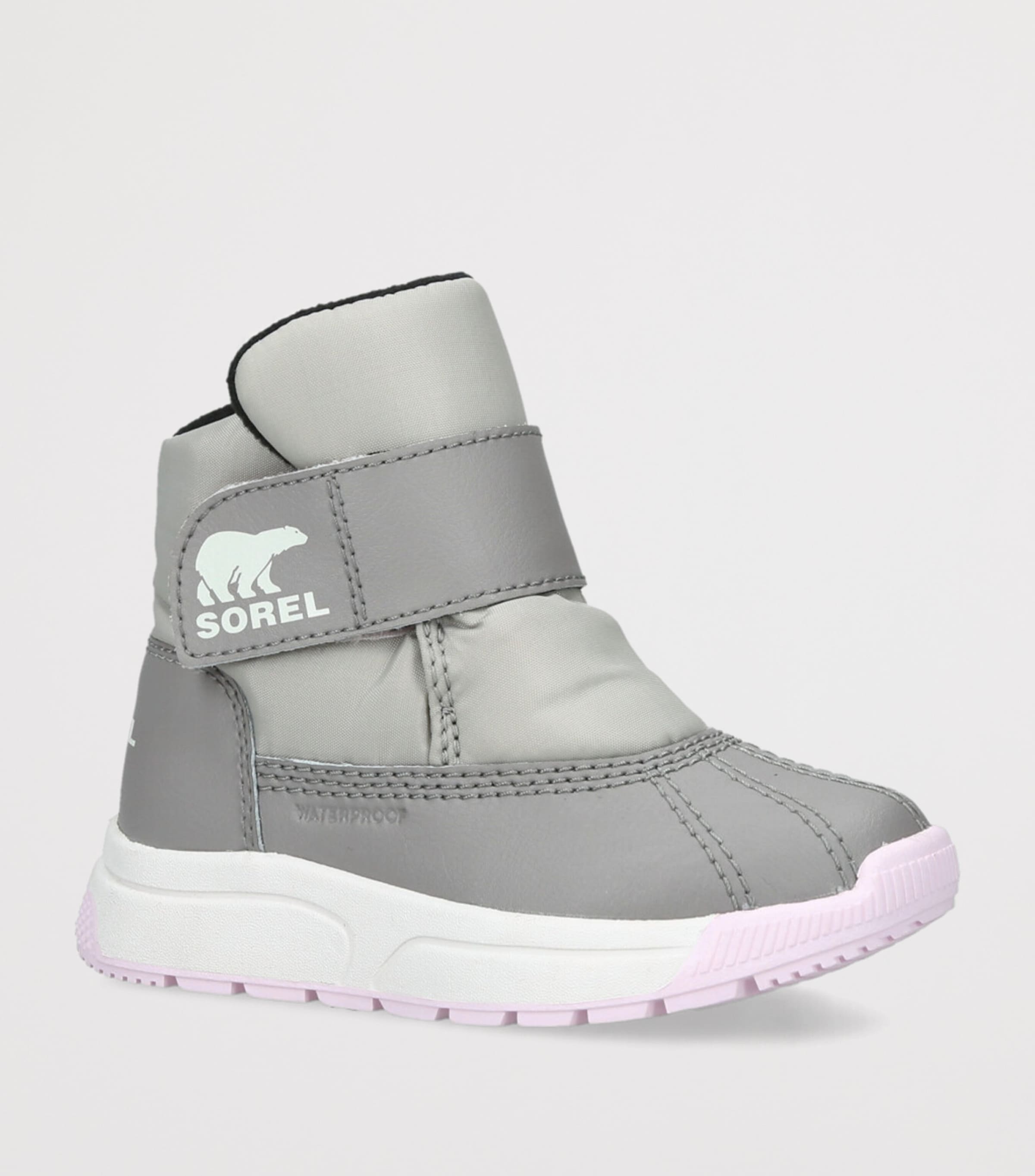 Whitney III Velcro Snow Boots GREY Image 3