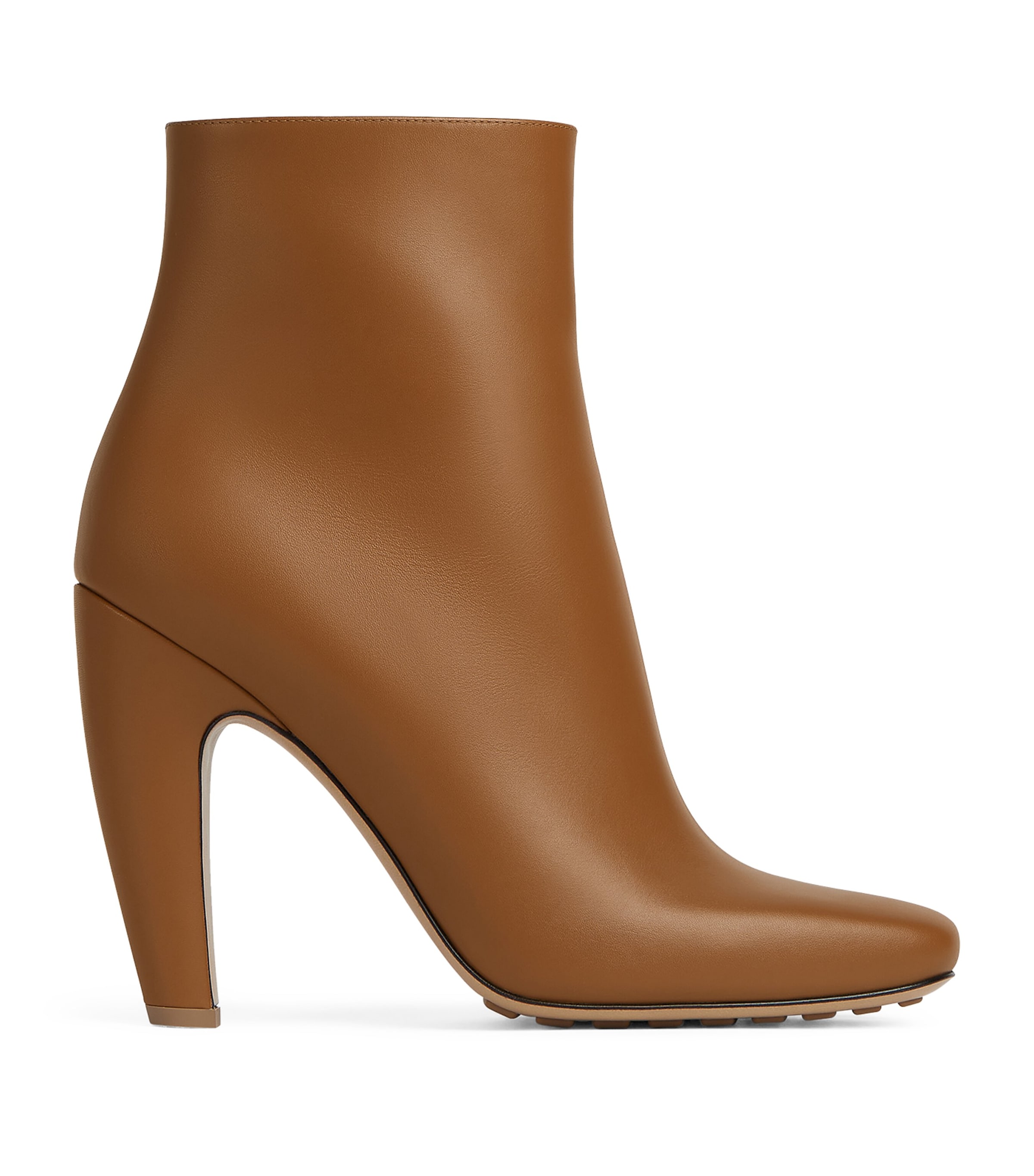 Bottega Veneta Canalazzo Ankle Boot In Brown