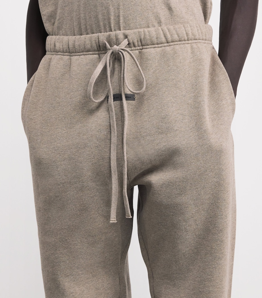 Cotton-Blend Logo Sweatpants HOMESTEAD HEATHER Image 6