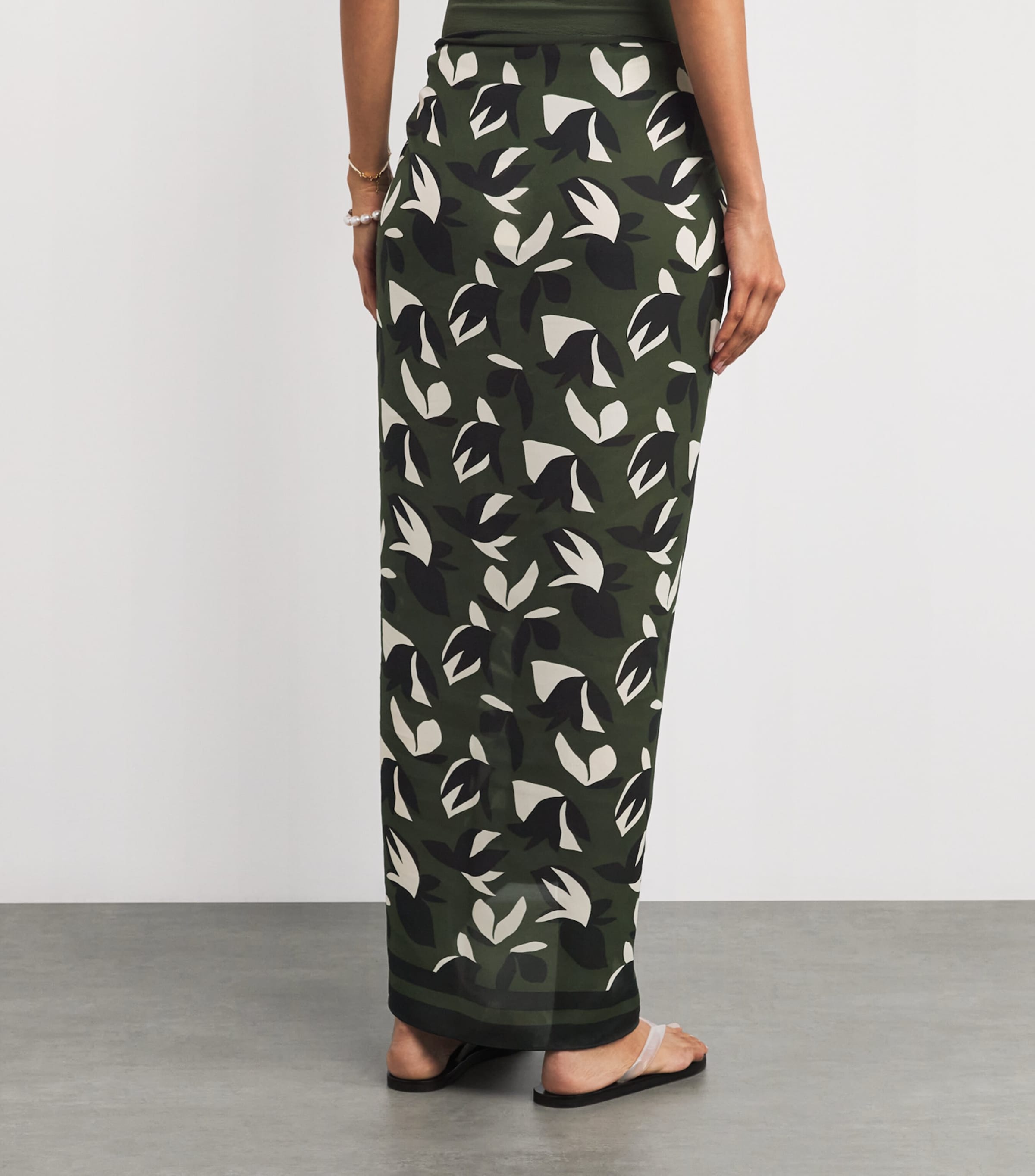 Silk Printed Sarong AGAVE Image 4