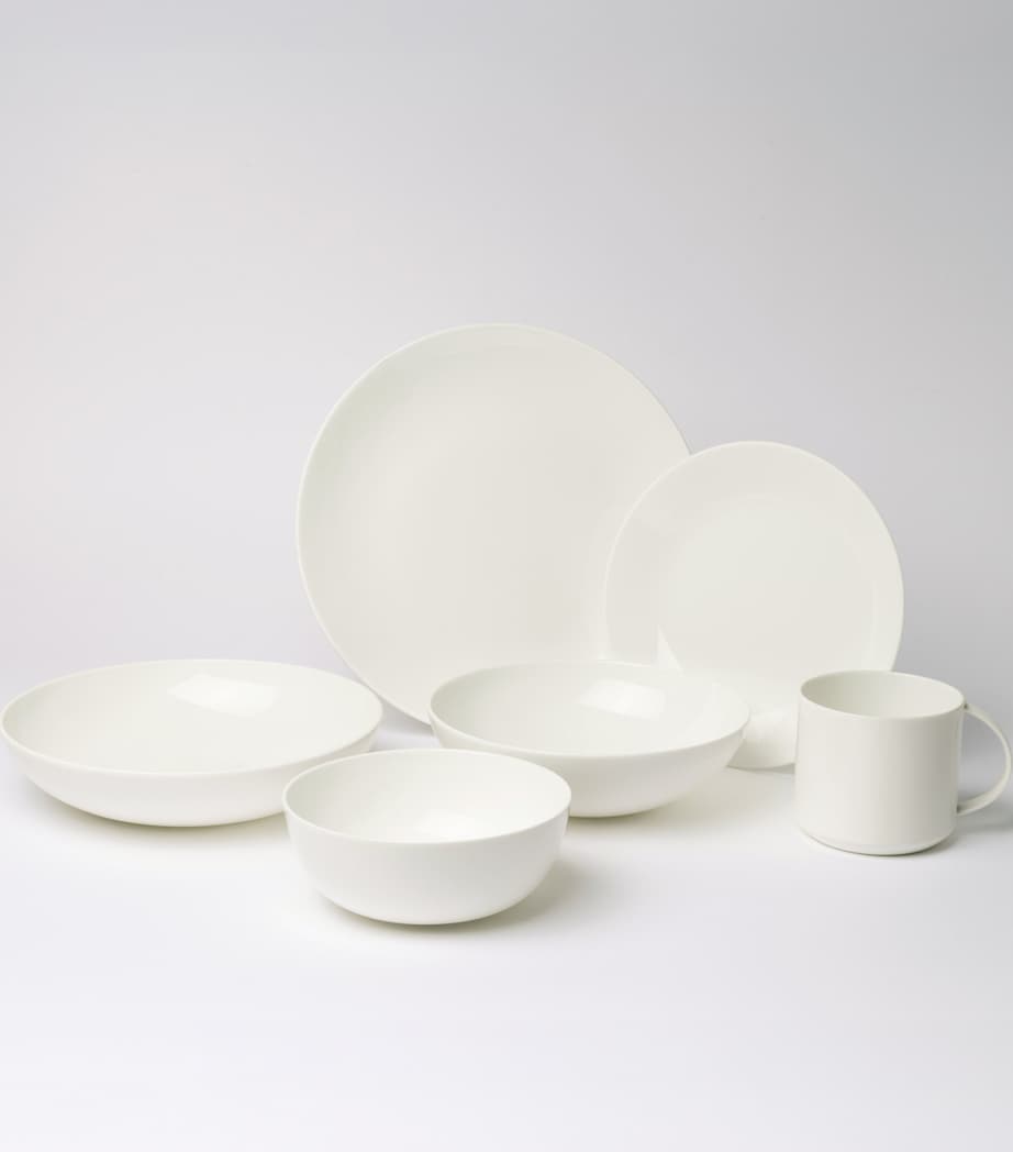 The Conran Shop Arc Bone China Side Plate (21cm) White Image 4