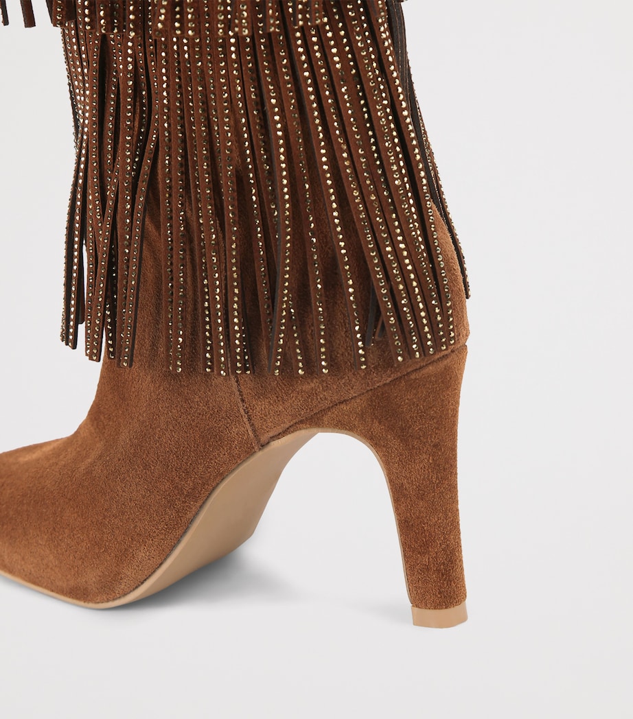 Suede Shoreditch Over-The-Knee Boots TAN COMB Image 3