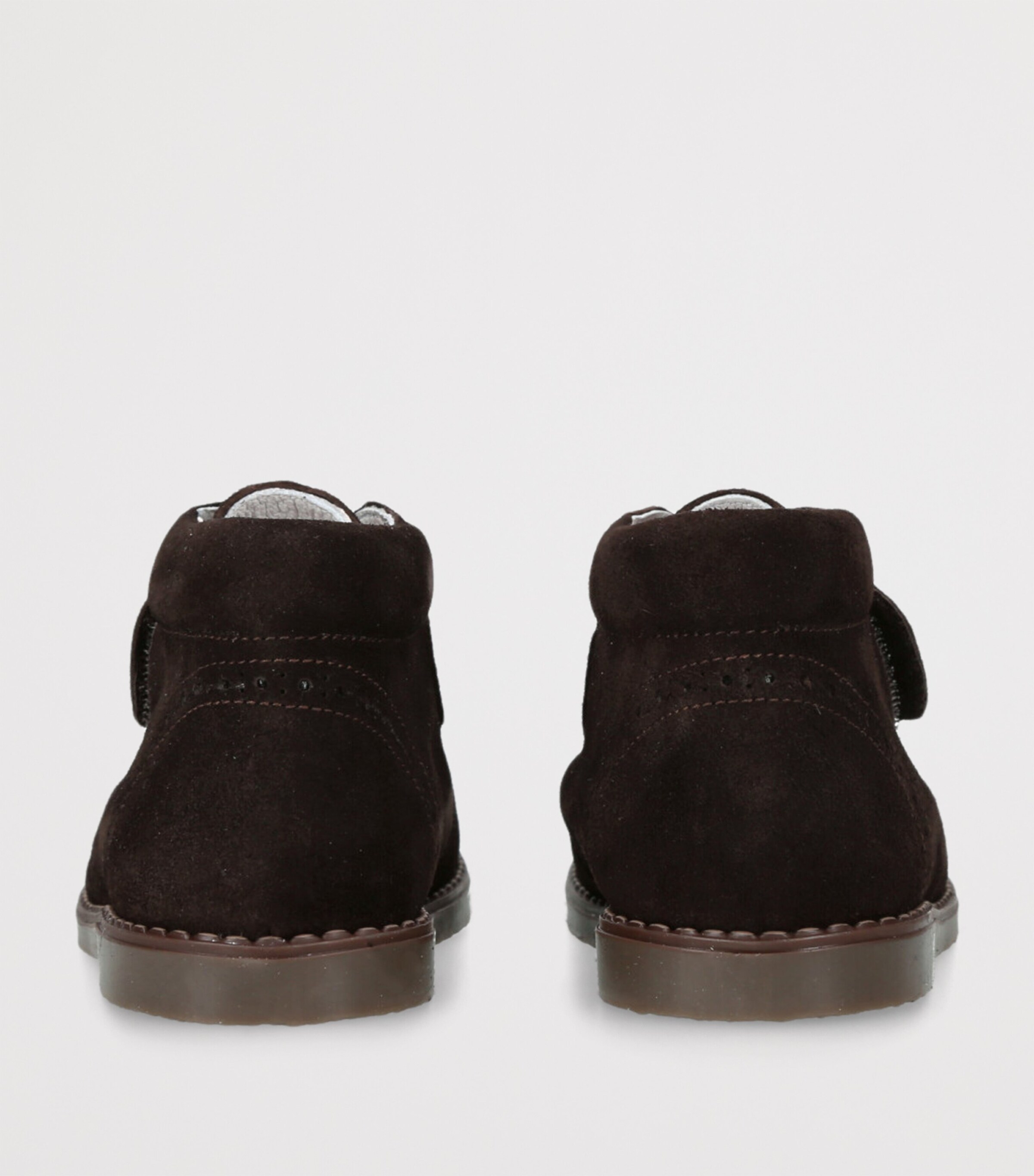 papouelli Suede Jimmy Boots Brown Image 2