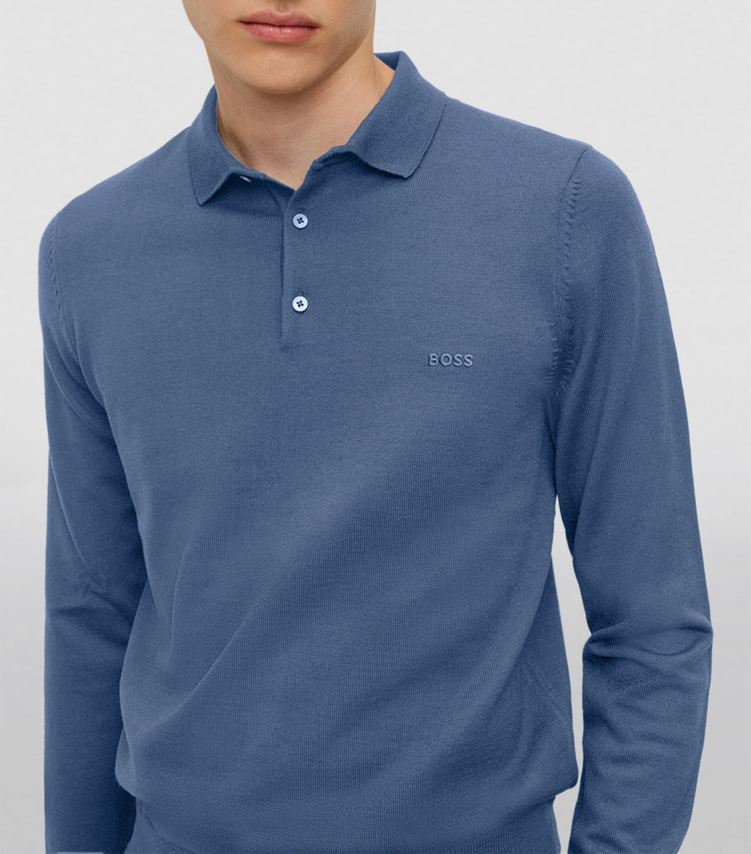 Wool Polo Shirt 001 Image 5